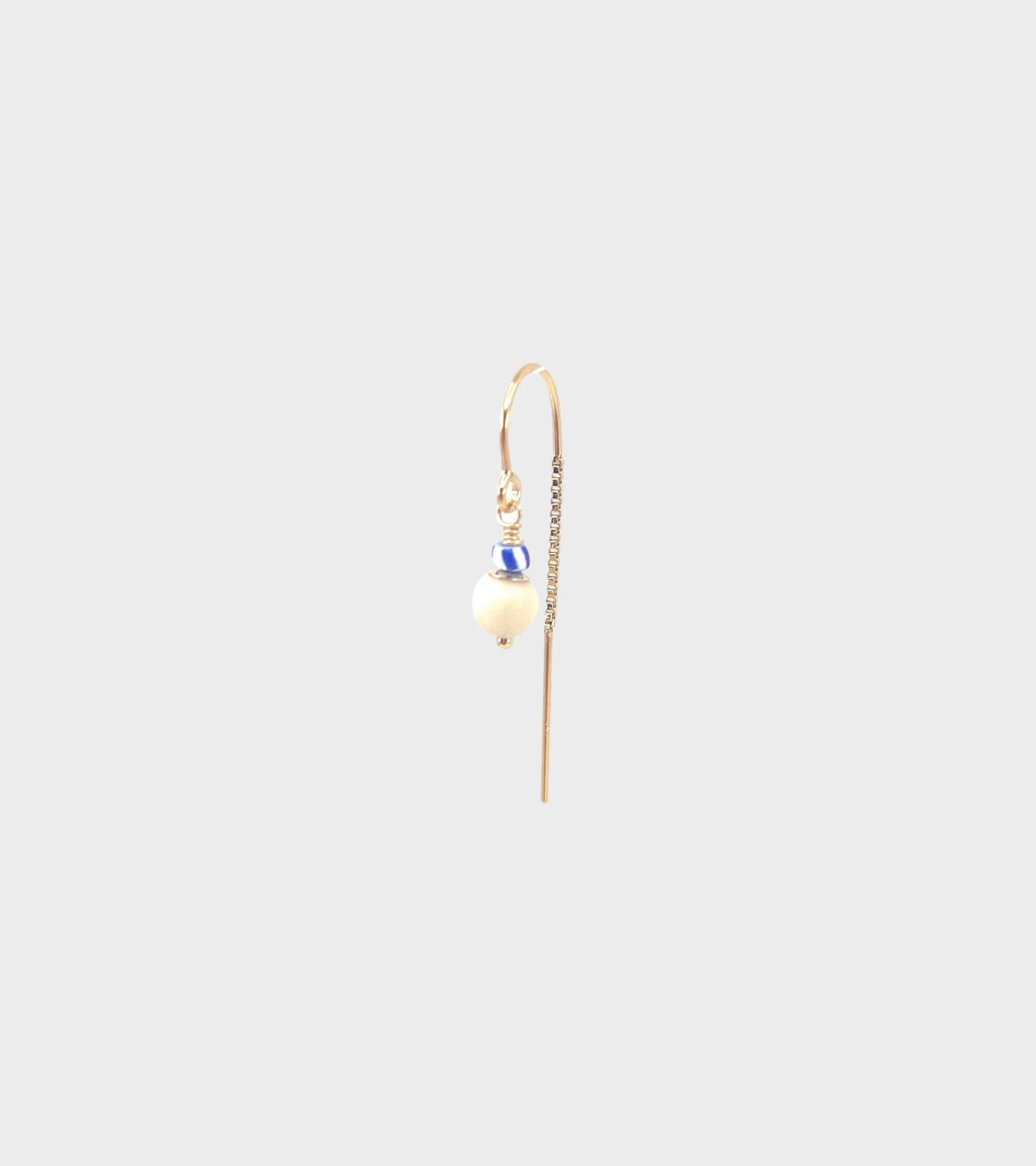 Sui Earring Cream Riverstone
