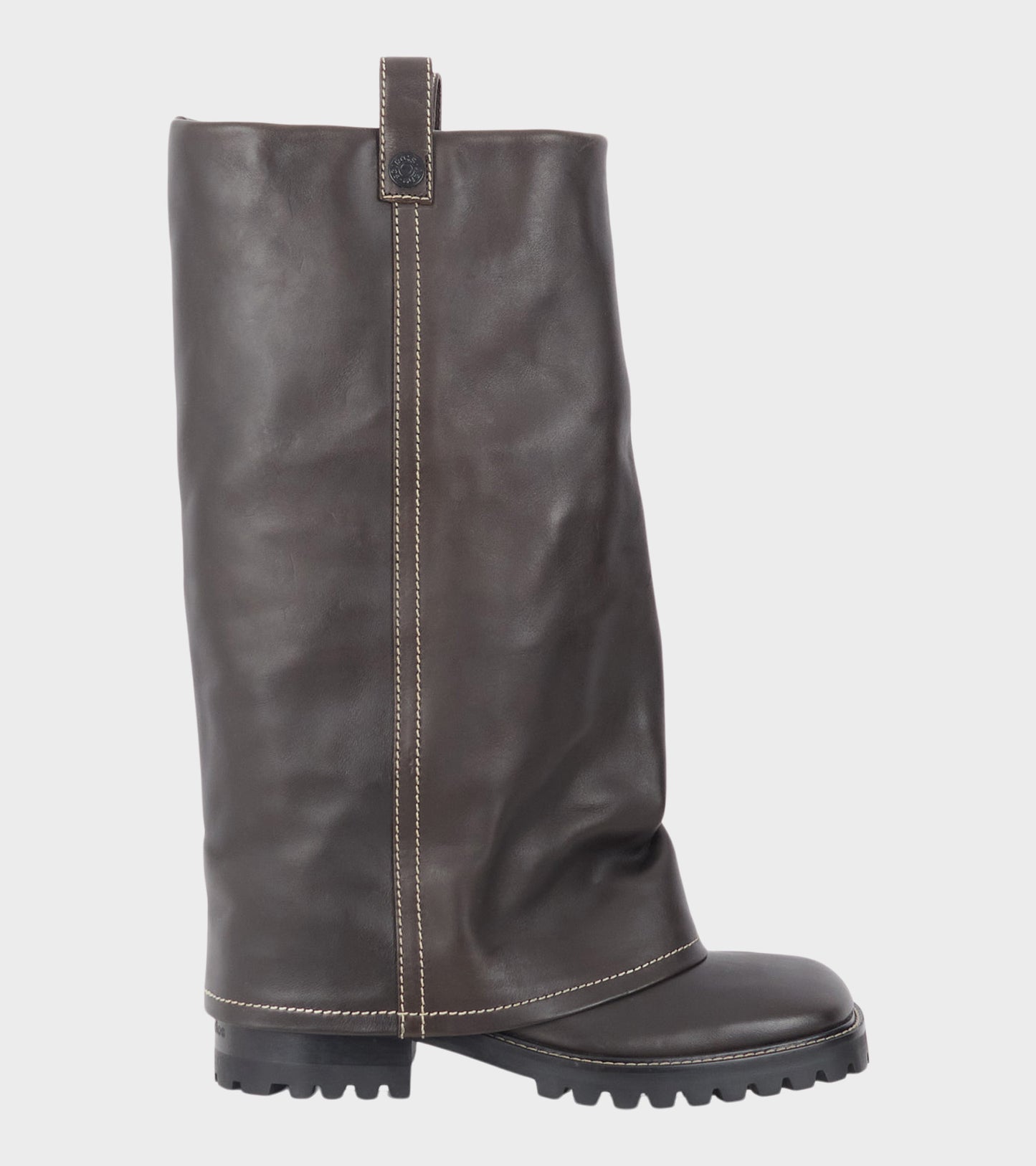 Leather Boots Mocha Brown