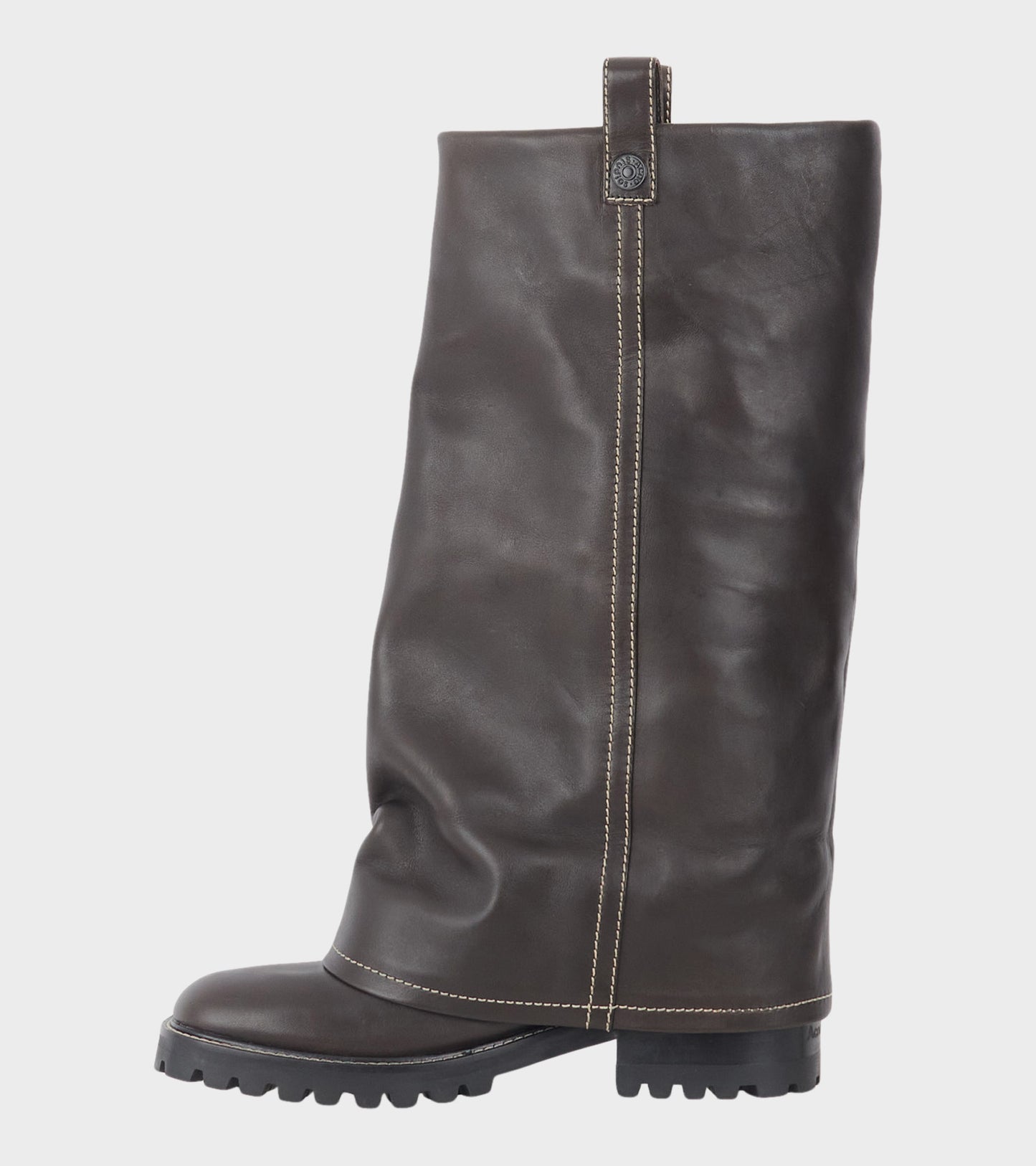 Leather Boots Mocha Brown