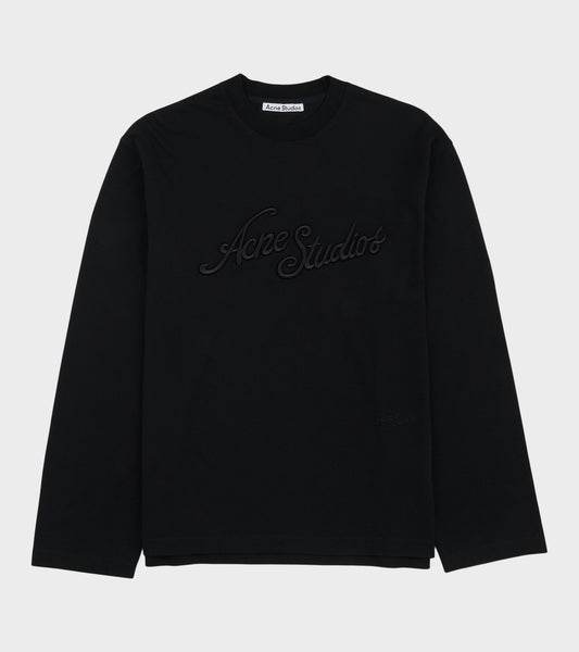 Long Sleeved Logo T-shirt Faded Black