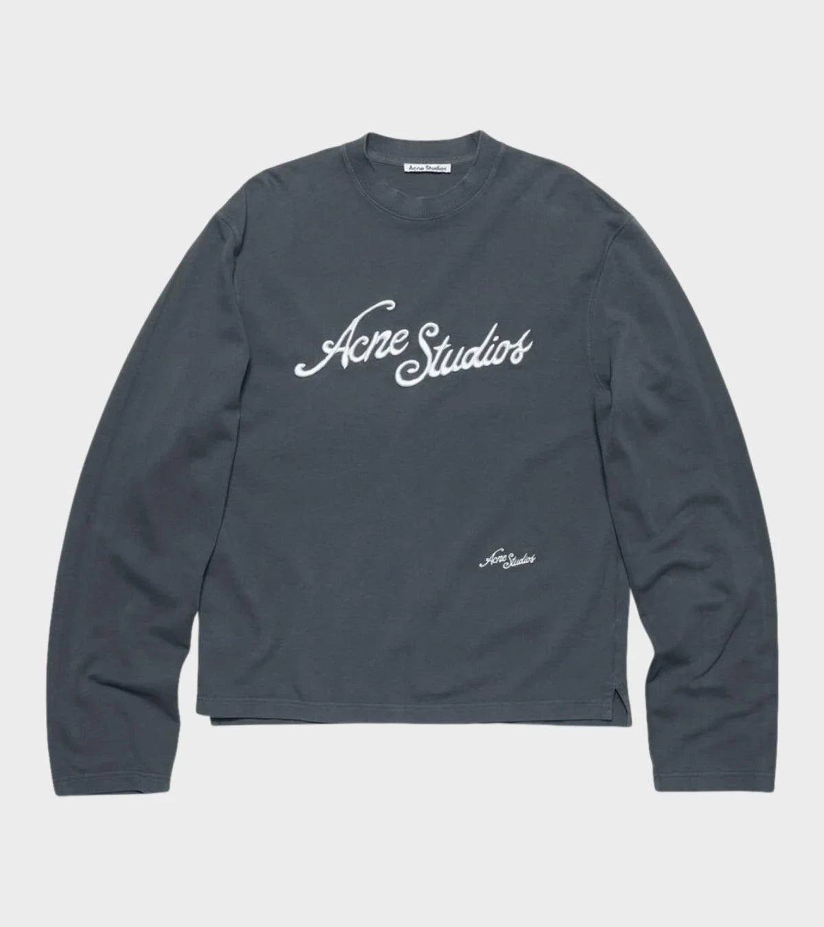 Long Sleeved Logo T-shirt Grey