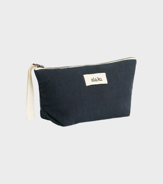 Pouch Linen Mini Navy