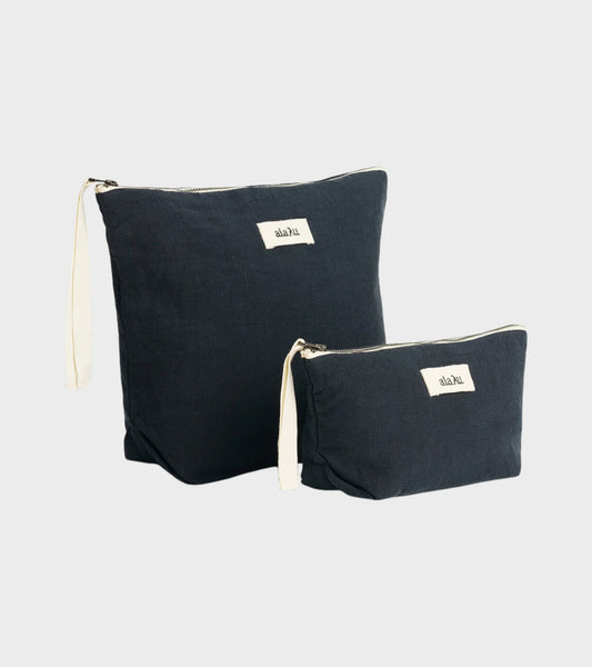 Pouch Linen Mini Navy