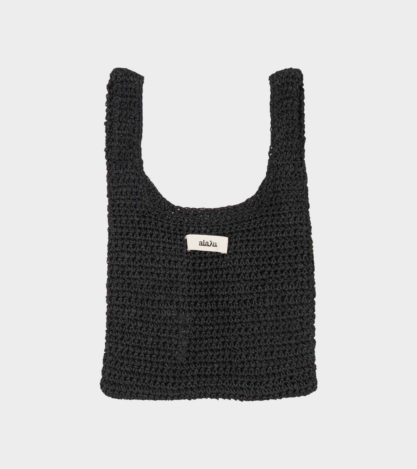 Sophia Straw Bag Small Black