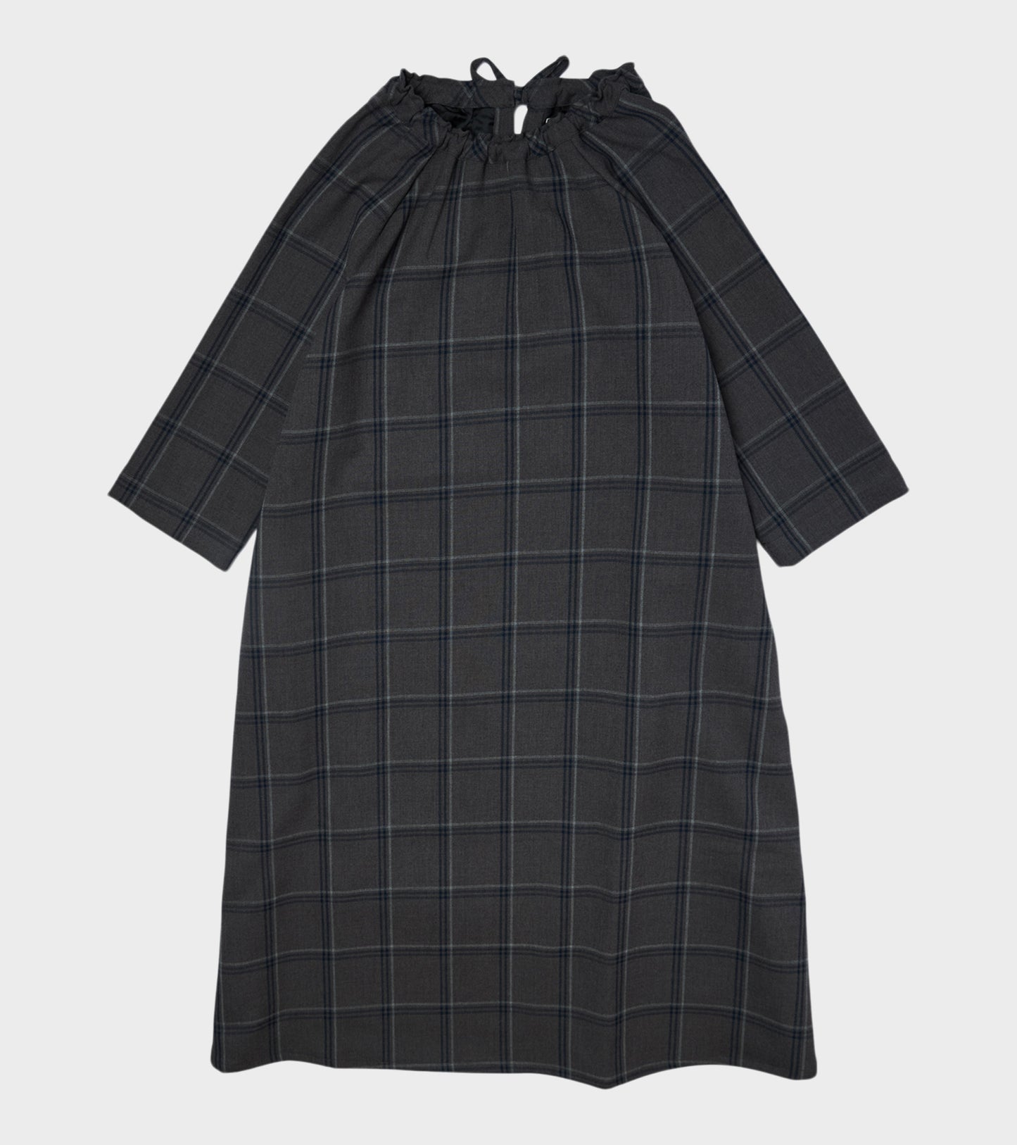 Alma Dress Check Blue