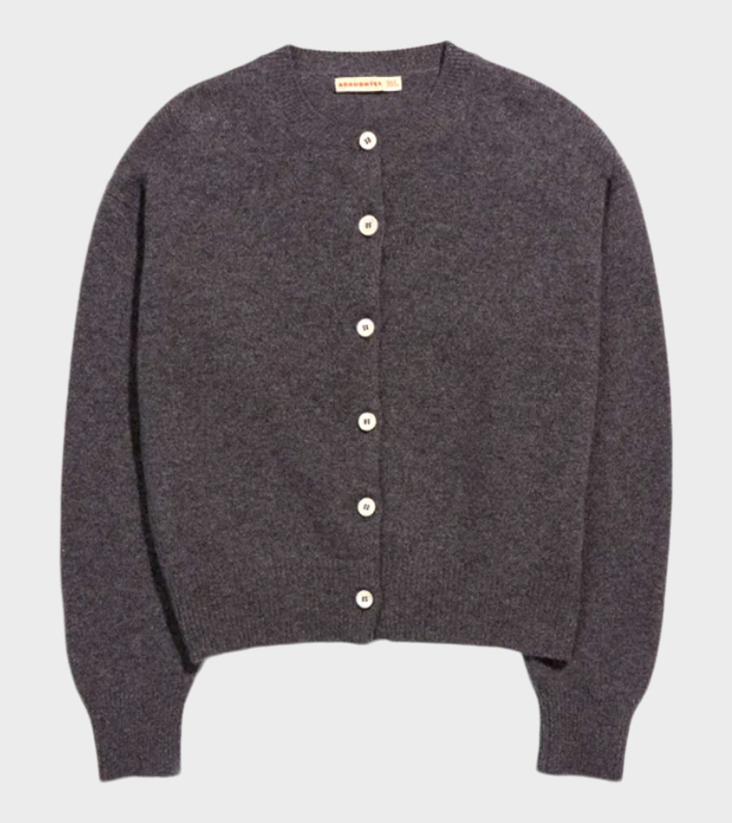 Ada Crewneck Cardigan Derby Grey