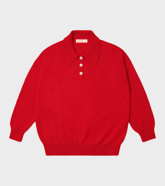 Edith Polo Shirt Poppy Red