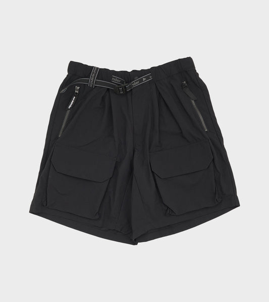 Nylon Twill Shorts Black