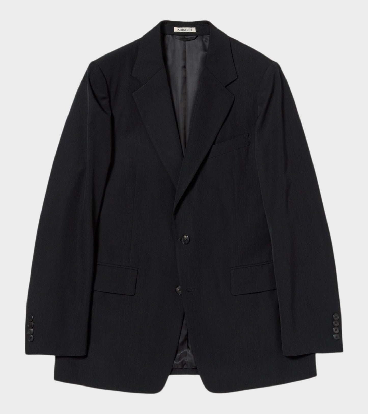 Light Wool Max Gabardine Jacket Black