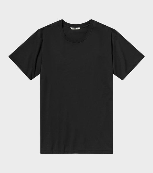 Luster Plaiting Tee Black