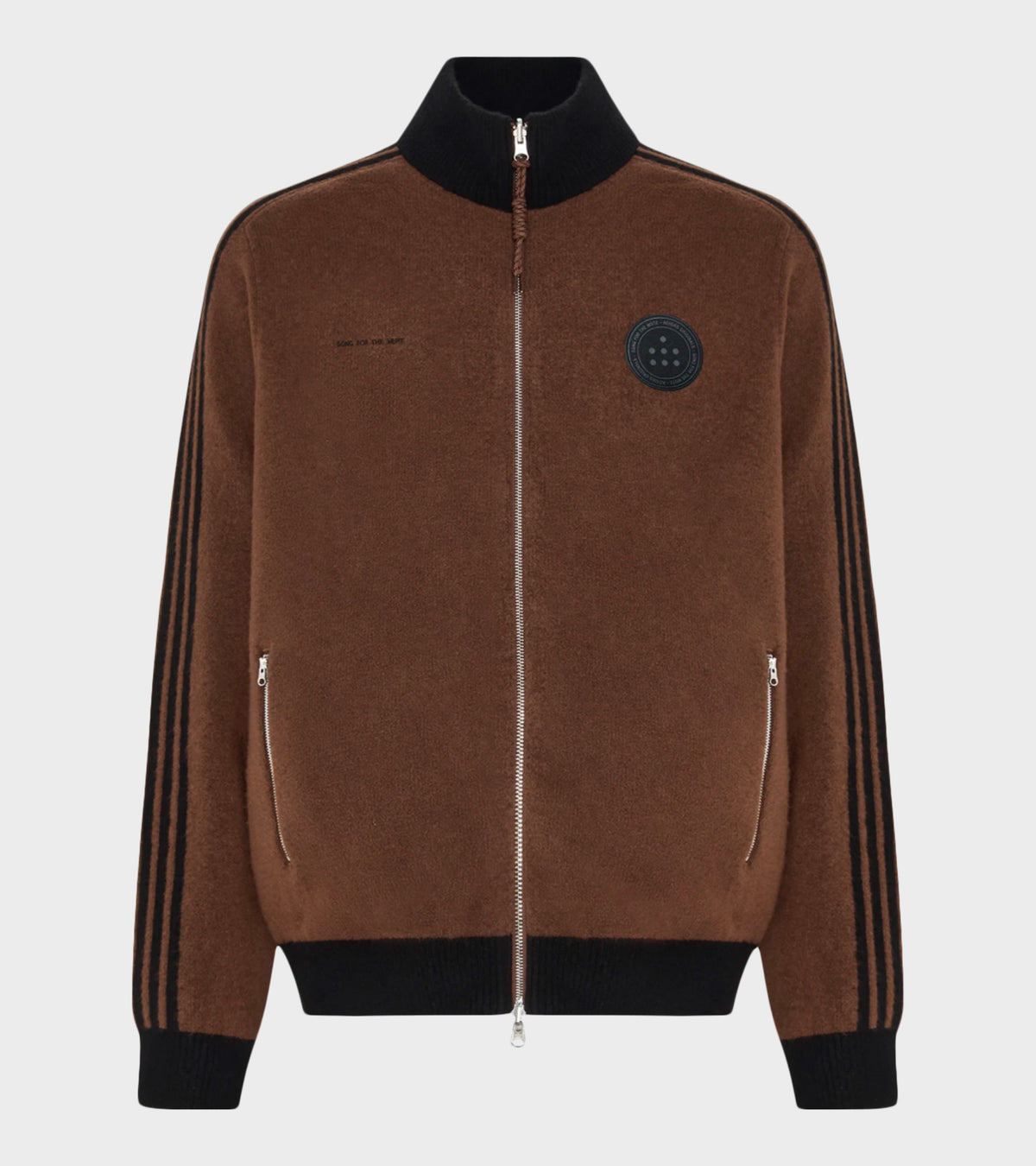 Knit Track Jacket SFTH Off White / Preloved Brown
