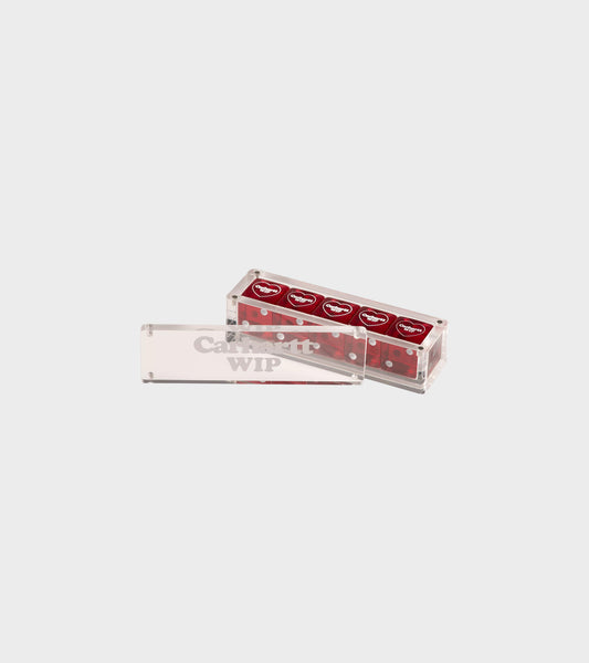 Heart Dice Set Scarlet Red
