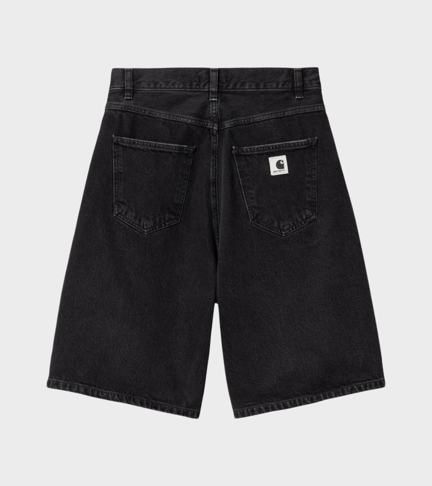 W Brandon Shorts Black Stone Washed