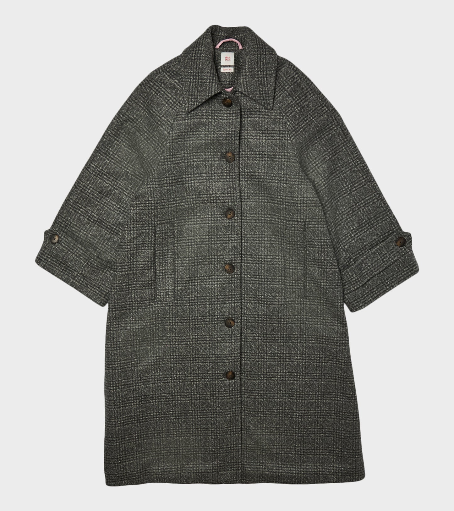 Christine Coat Check Grey
