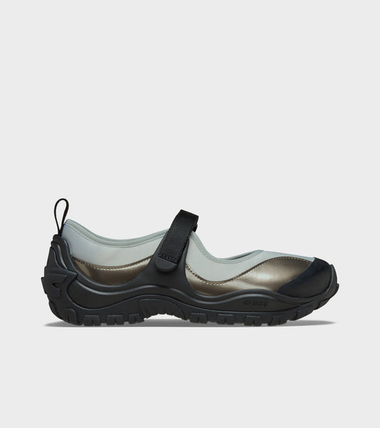 Terre Ballet Black/Silver Metallic