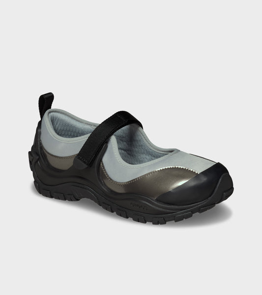 Terre Ballet Black/Silver Metallic