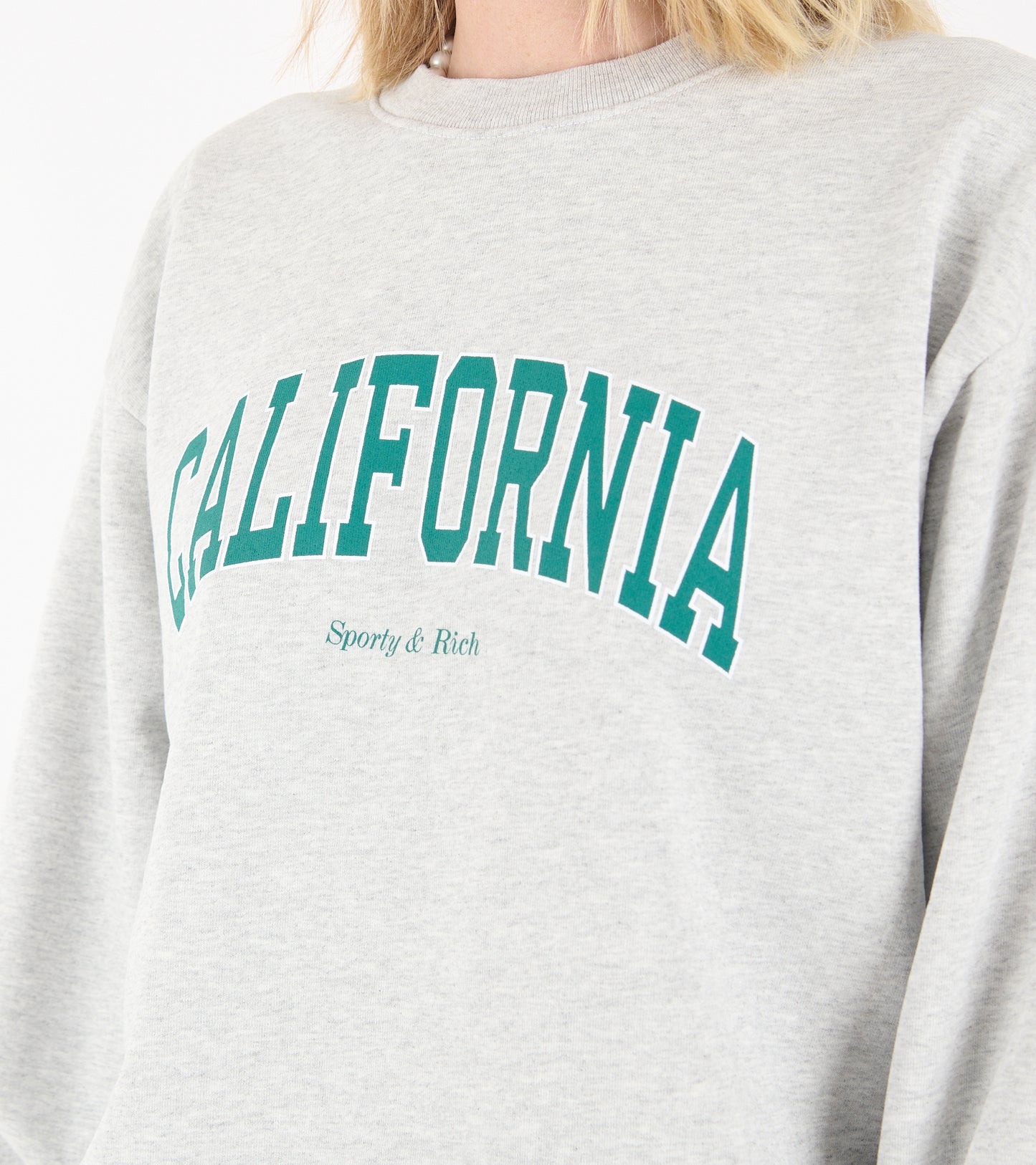 California Crewneck Heather Gray/Alpine