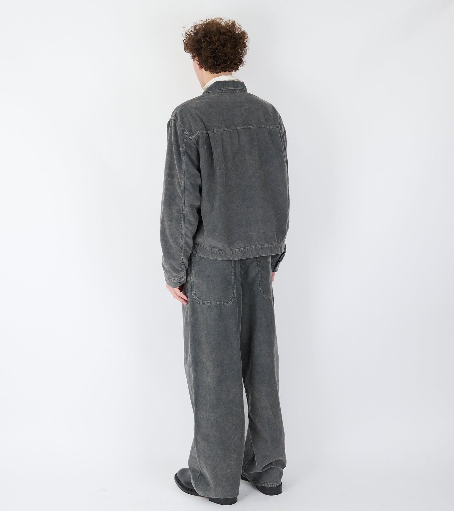 Super Wide Jeans Dark Grey