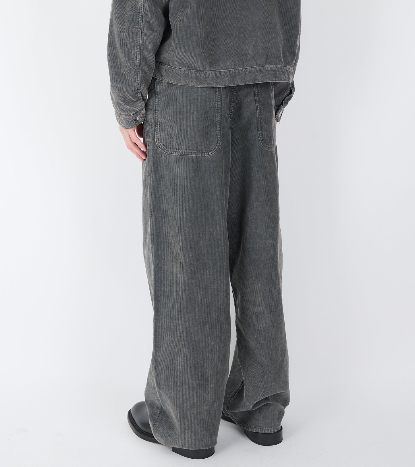 Super Wide Jeans Dark Grey