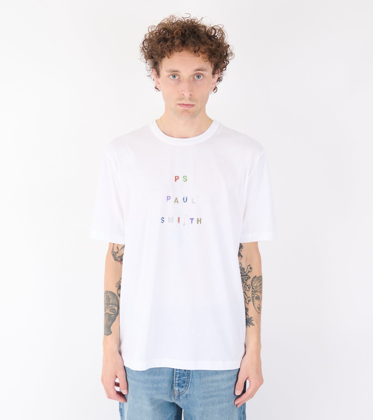 Logo T-shirt White/Multi