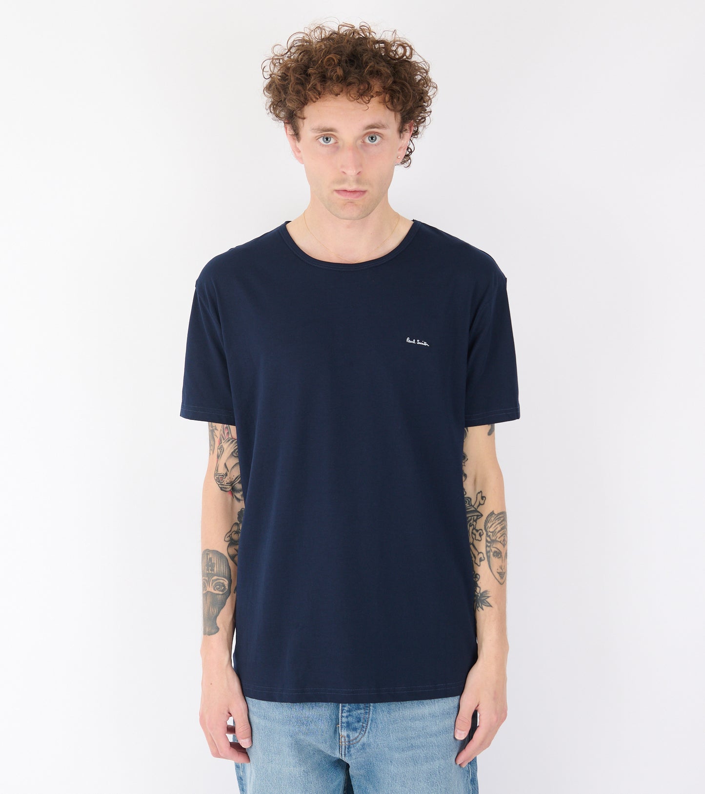 Organic Cotton Crew Neck T-Shirts Black/White/Navy
