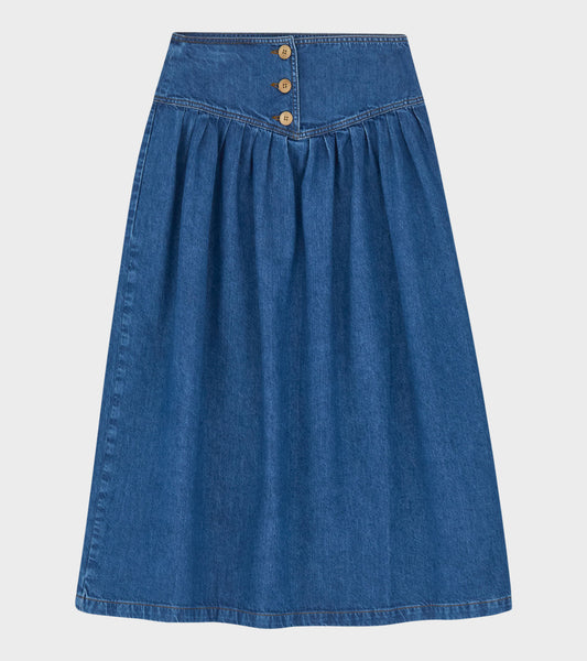 Dolly Skirt Vintage Washed Blue