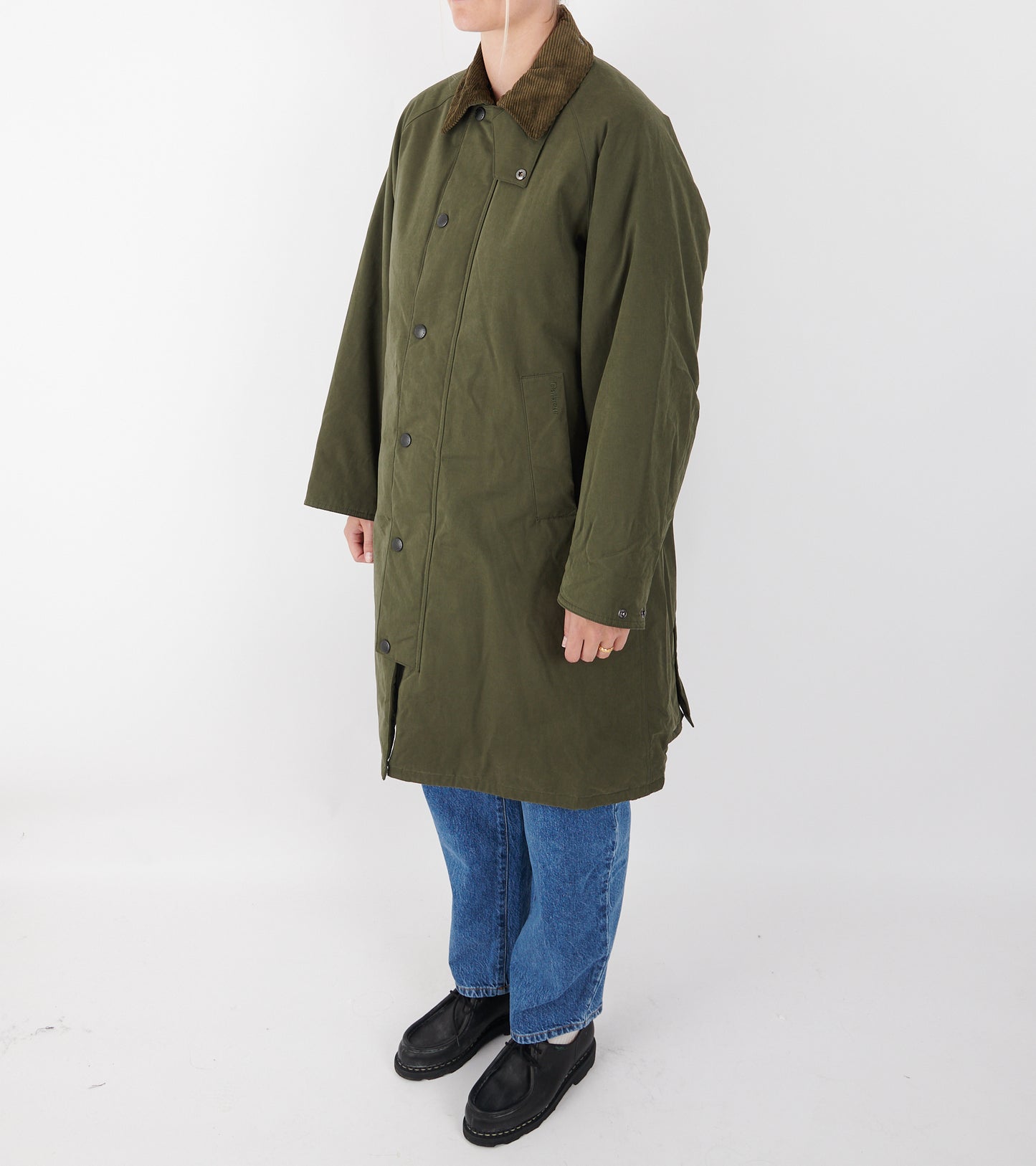 Barbour Padded Exmoor Coat Olive