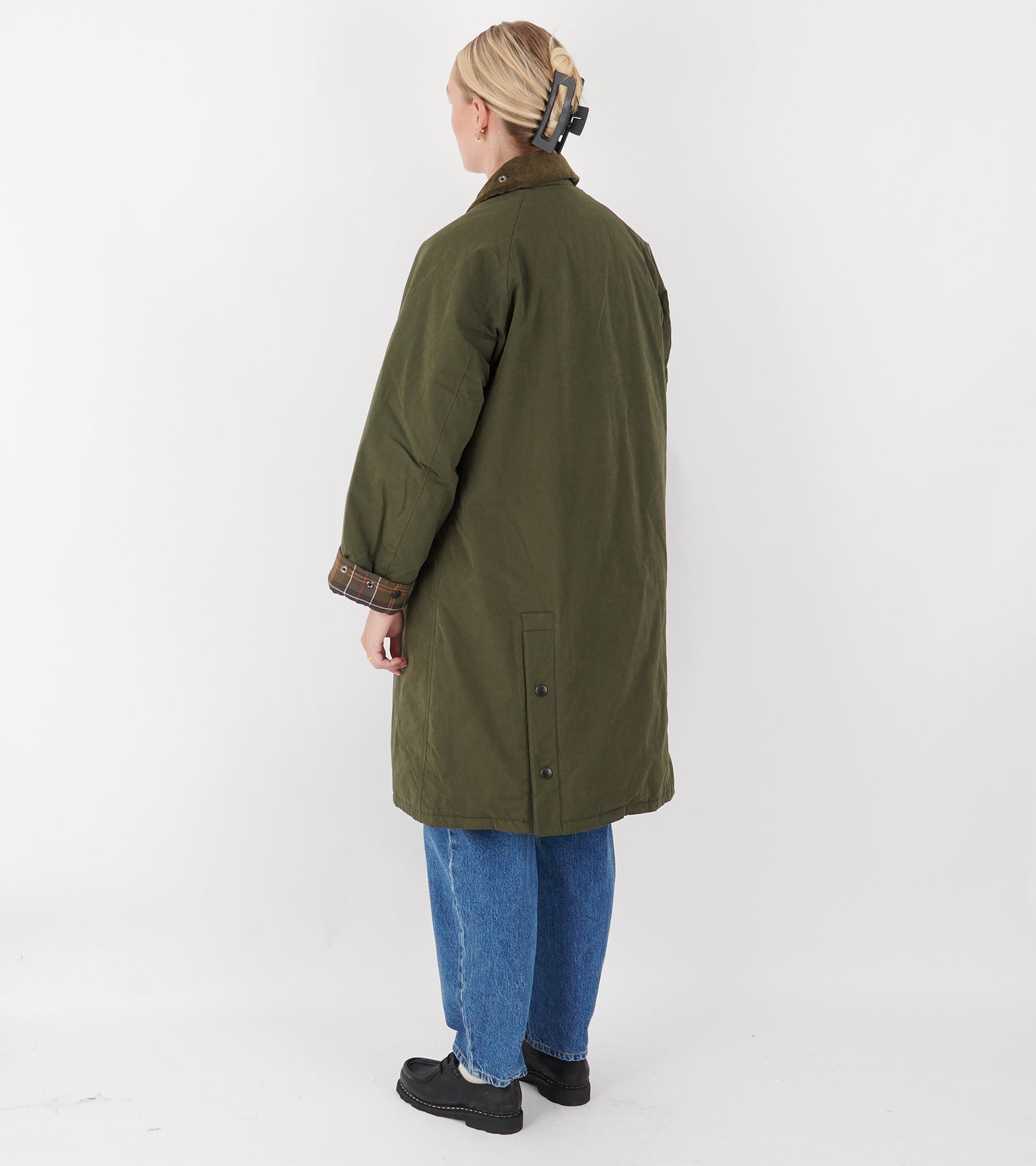 Barbour Padded Exmoor Coat Olive