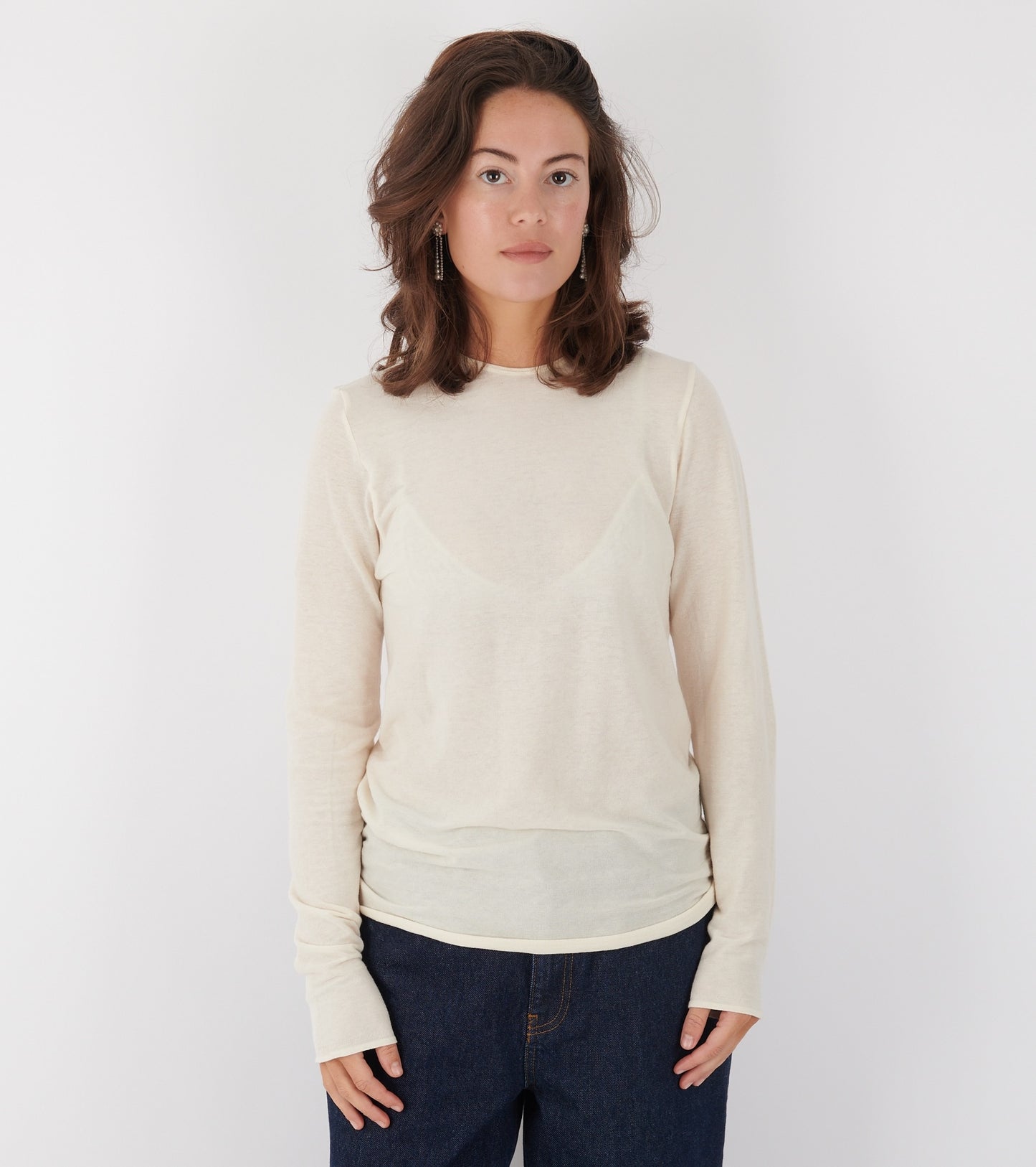 Gentle Long Sleeve Pure Ecru