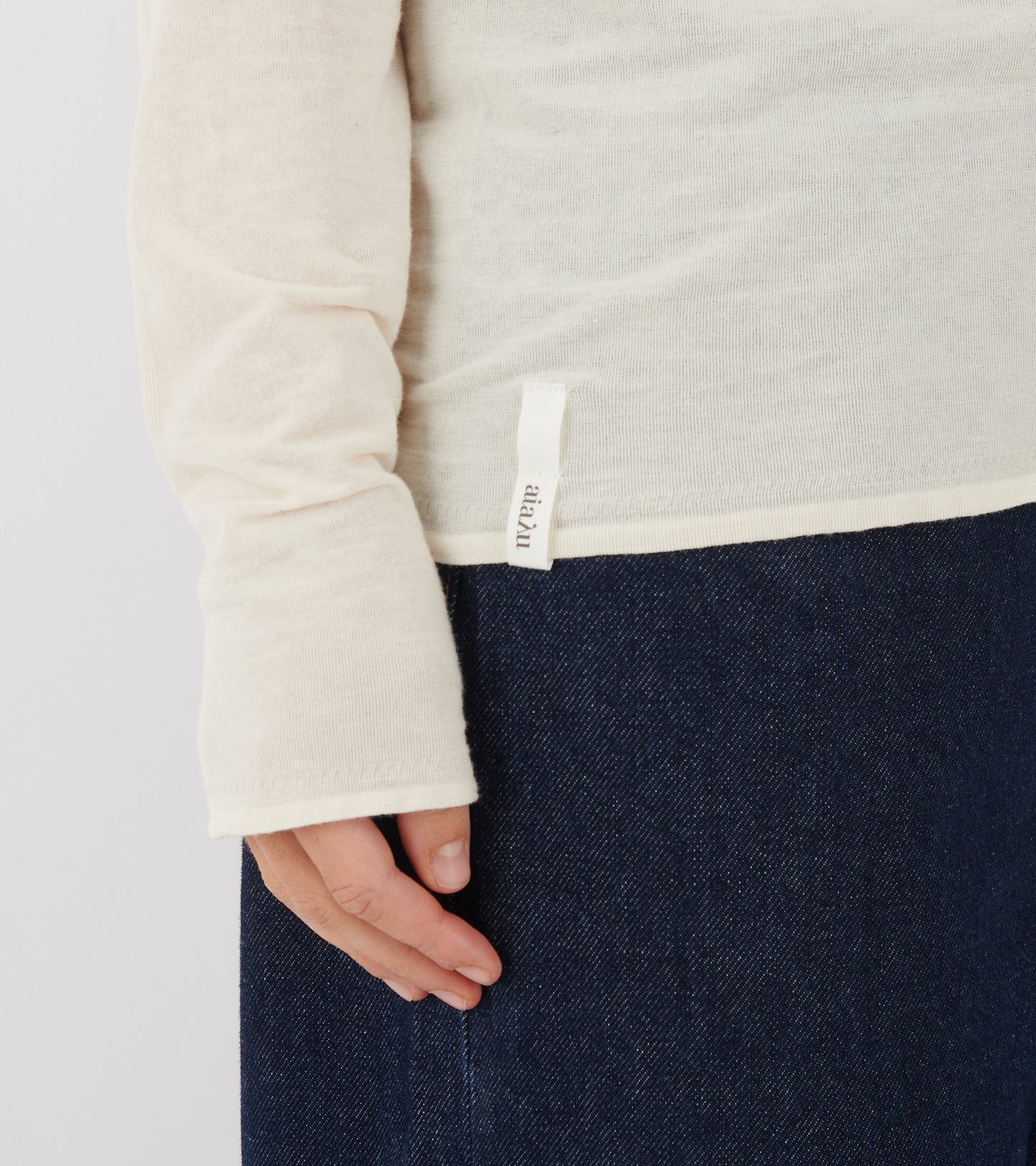 Gentle Long Sleeve Pure Ecru
