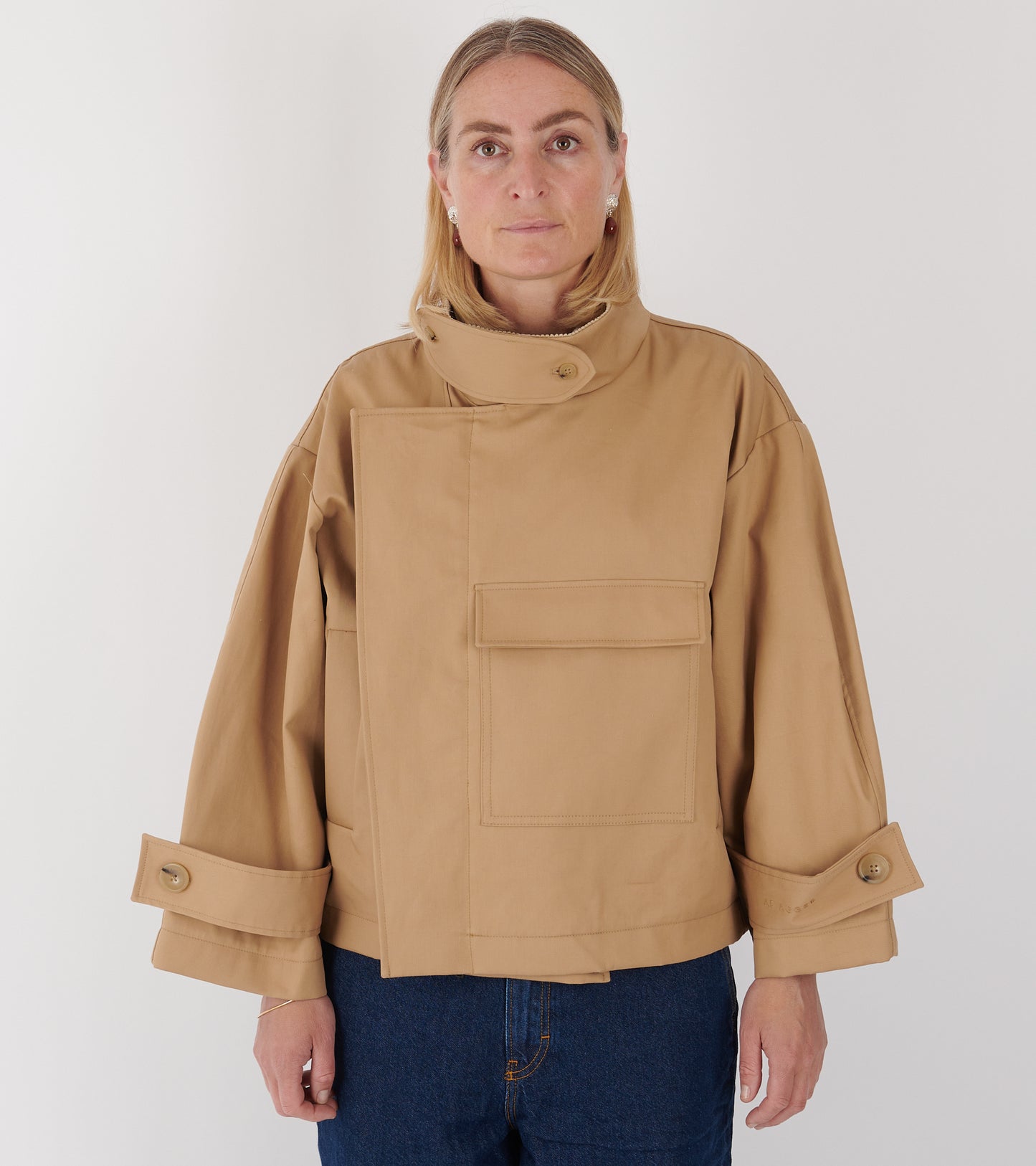 Water Resistant Jacket Beige