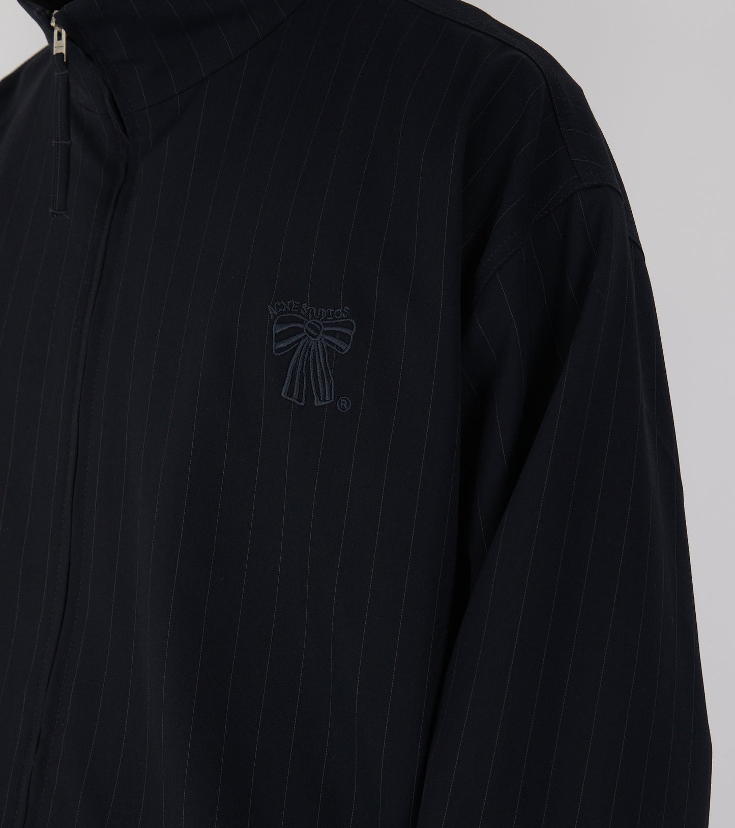 Pinstripe Jacket Dark Navy