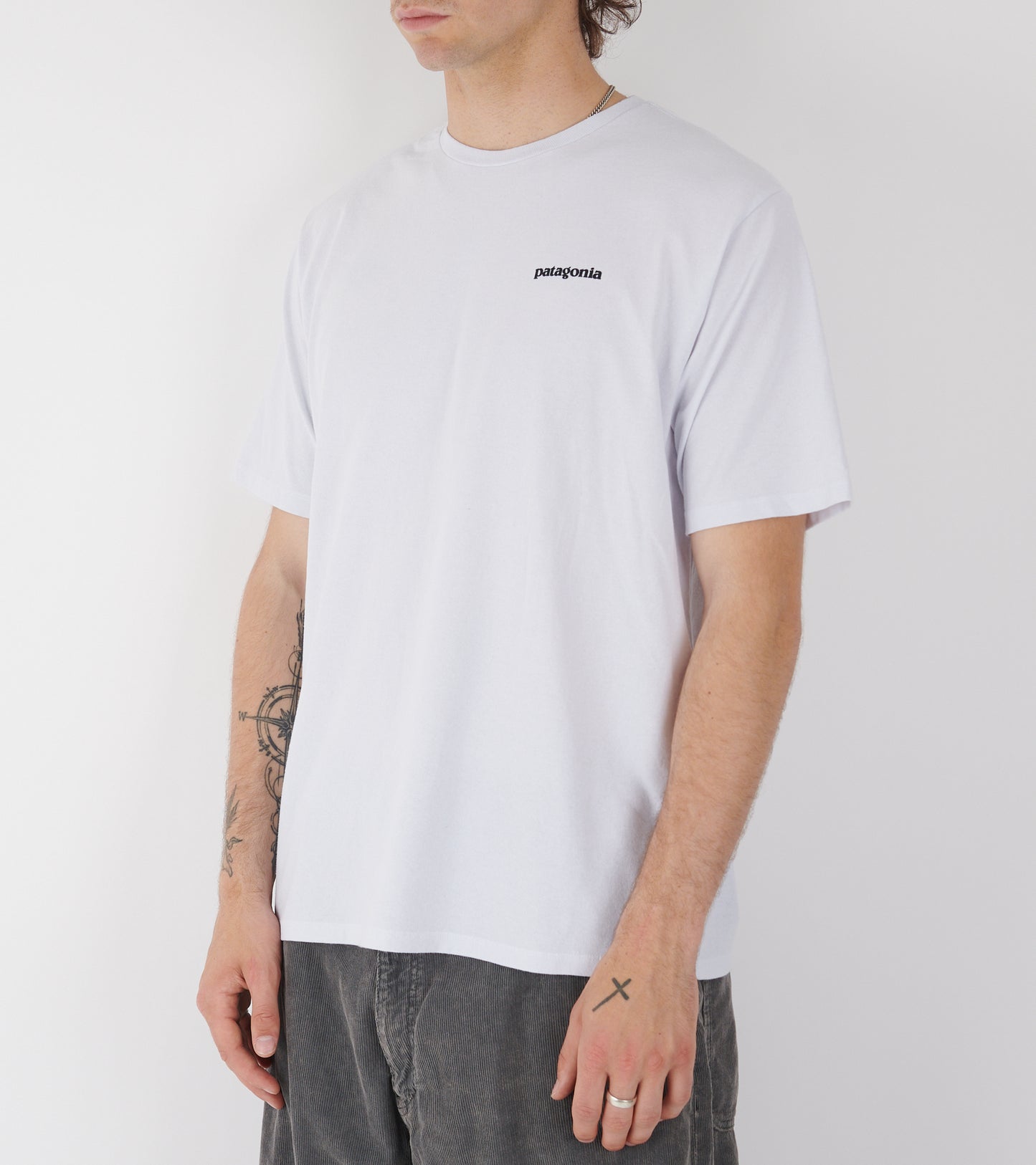 M's P-6 Logo Responsibili-Tee White
