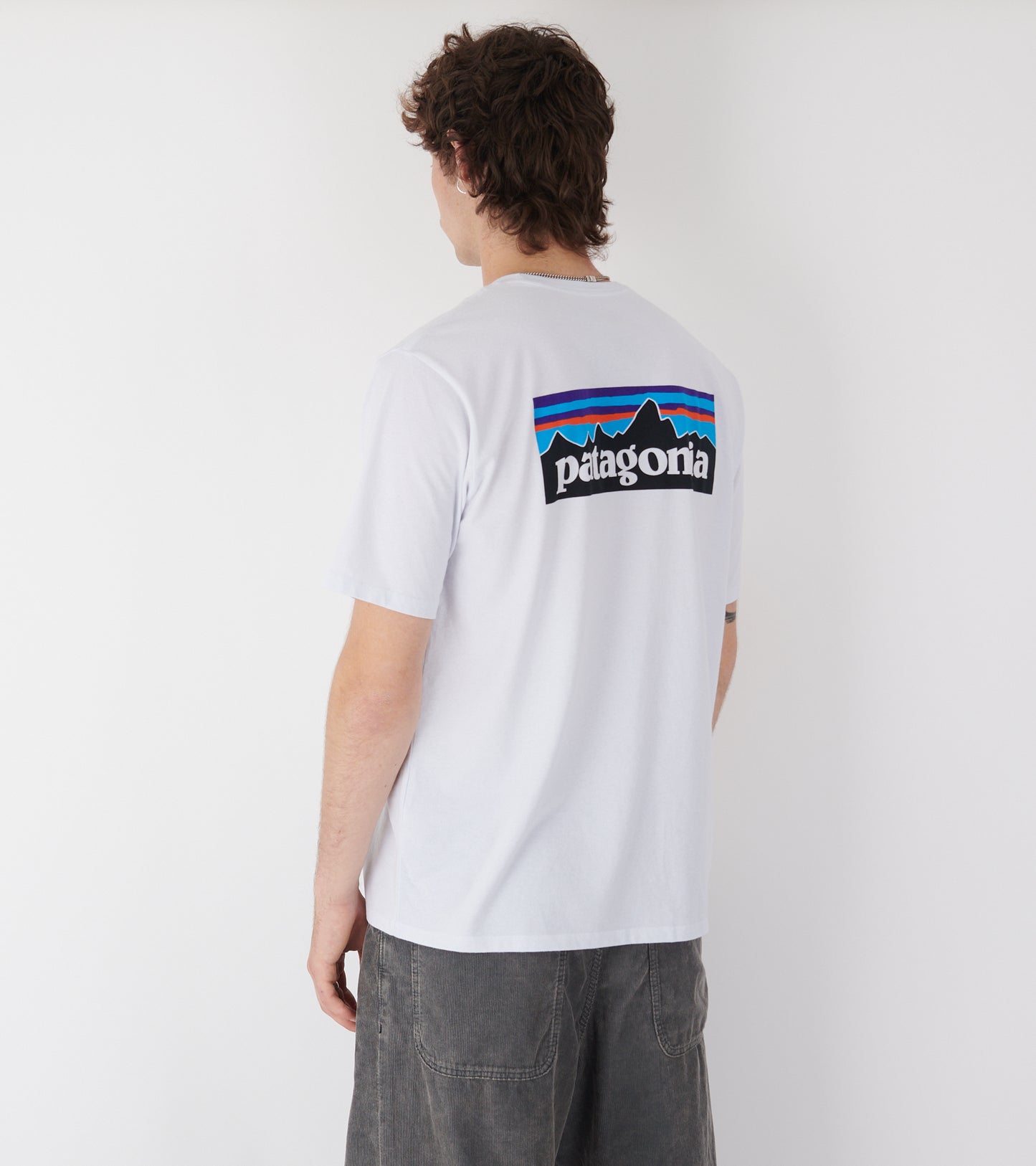 M's P-6 Logo Responsibili-Tee White