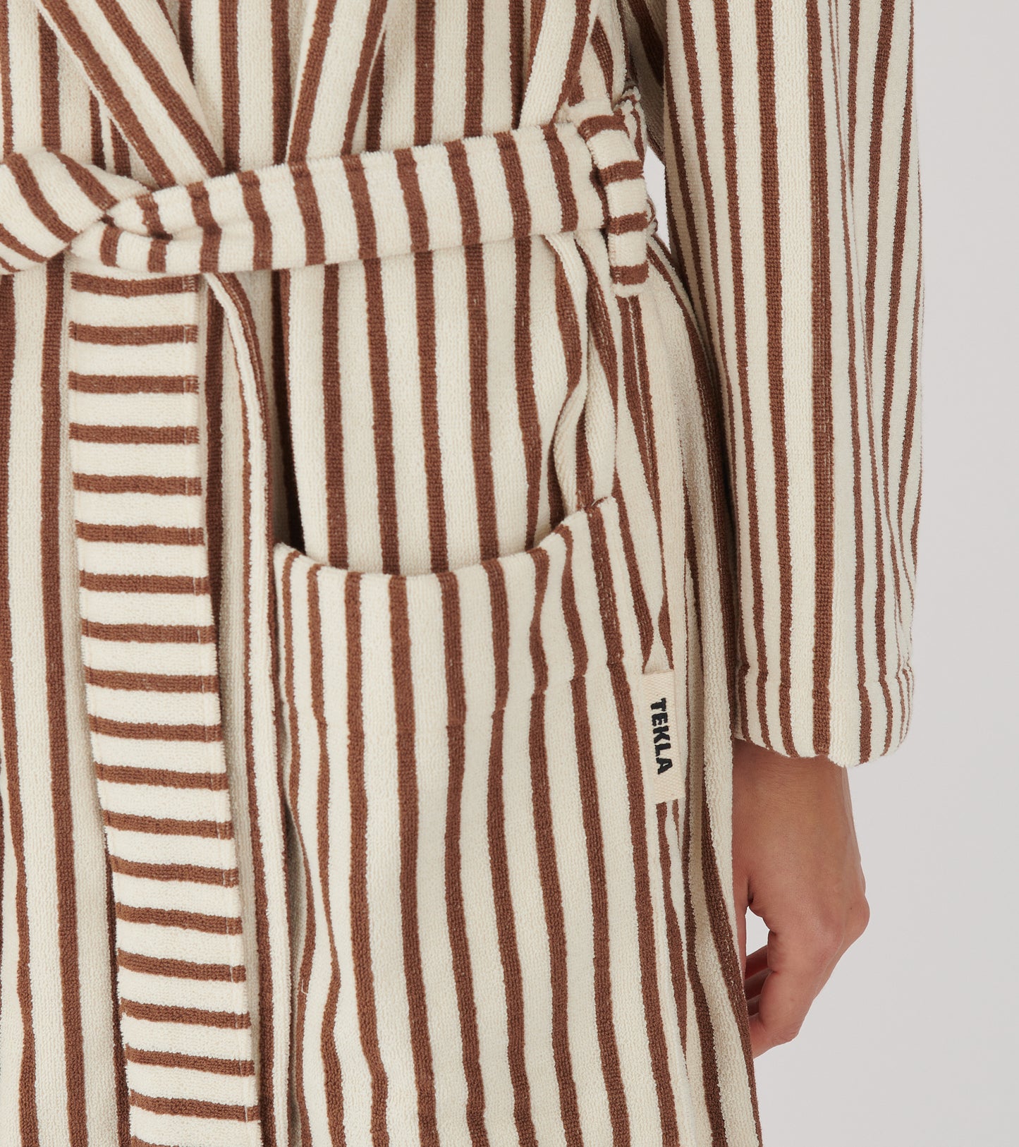 Hooded Bathrobe Kodiak Stripes