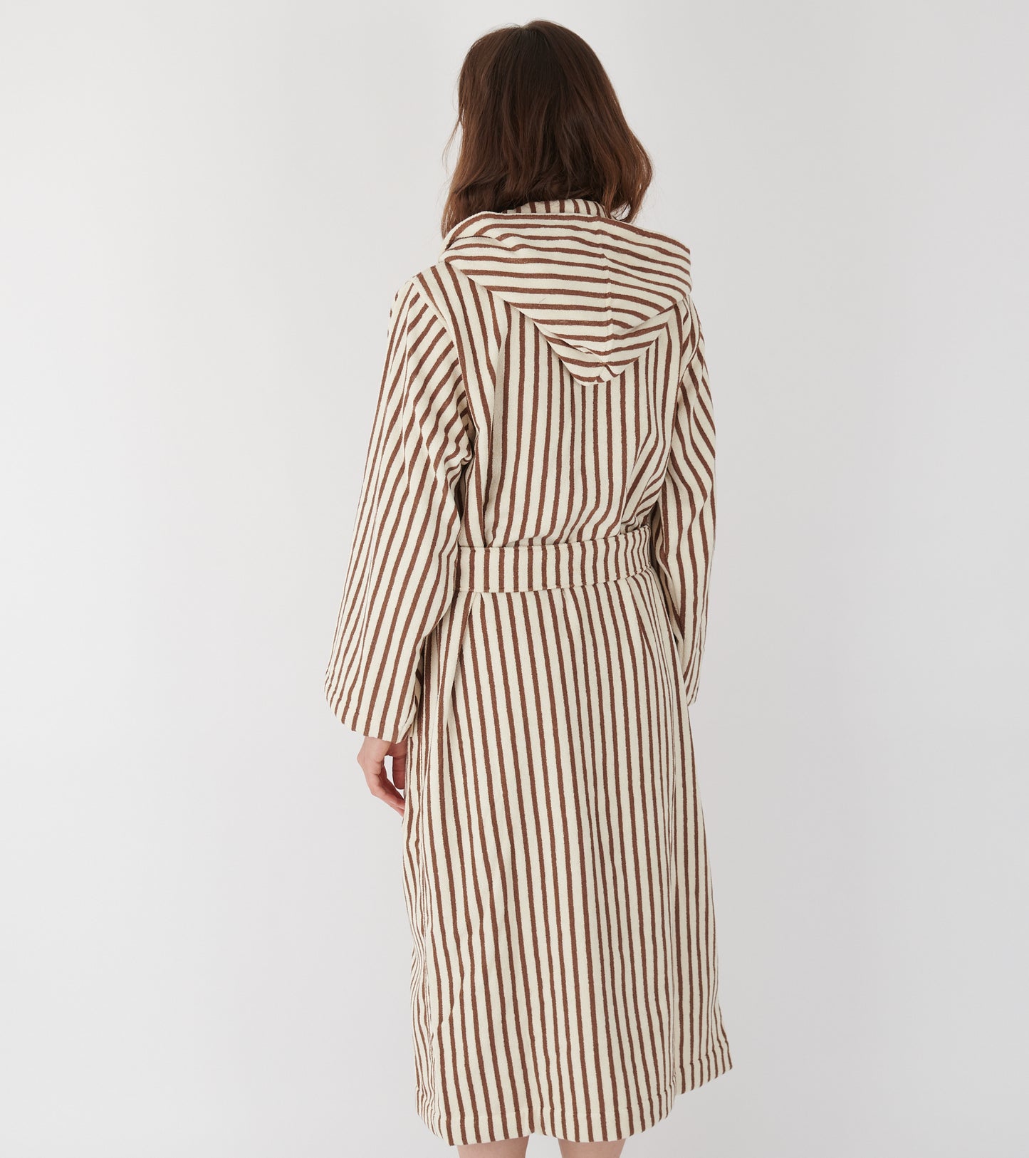 Hooded Bathrobe Kodiak Stripes