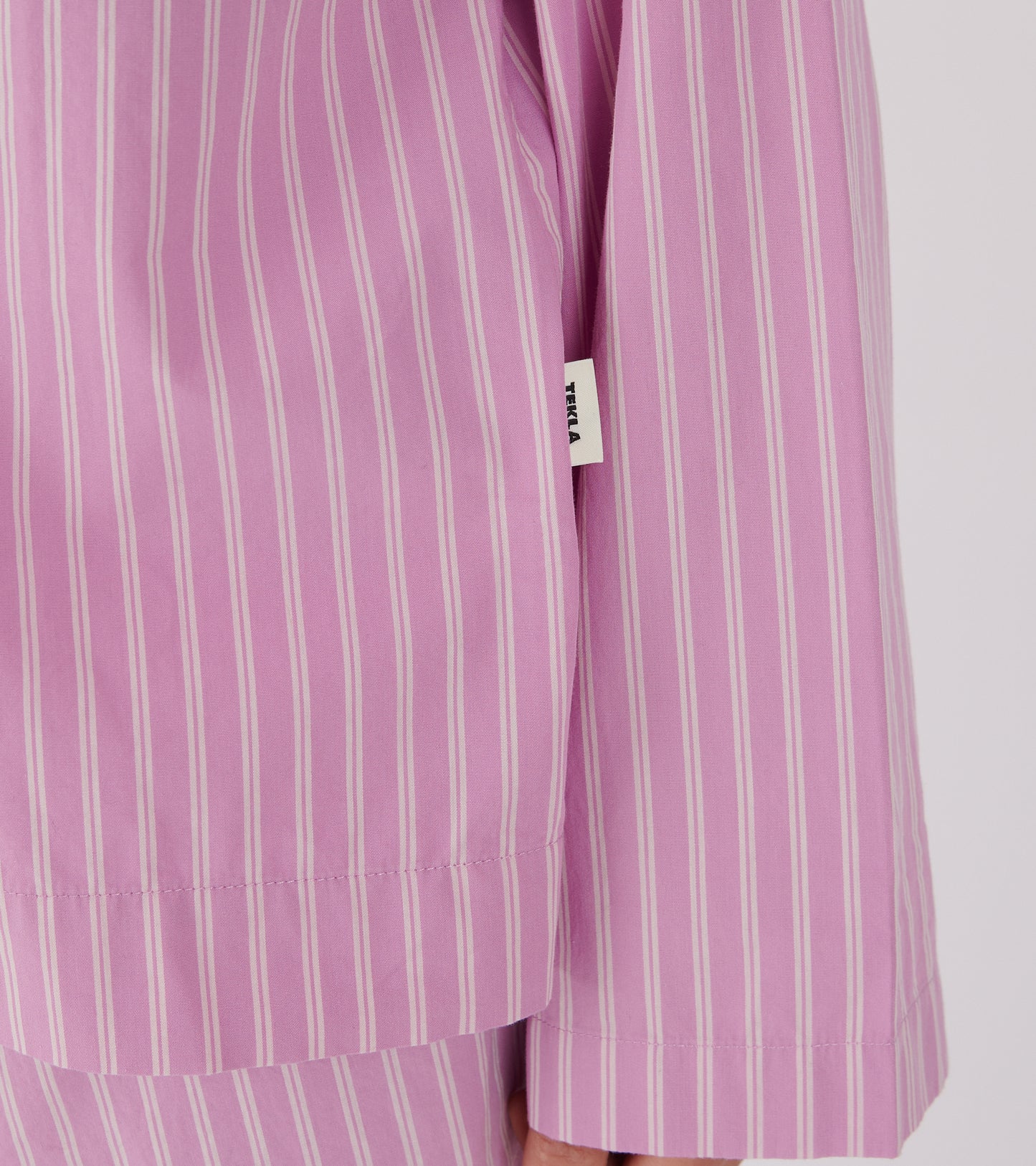 Pyjamas Shirt Purple Pink Stripes