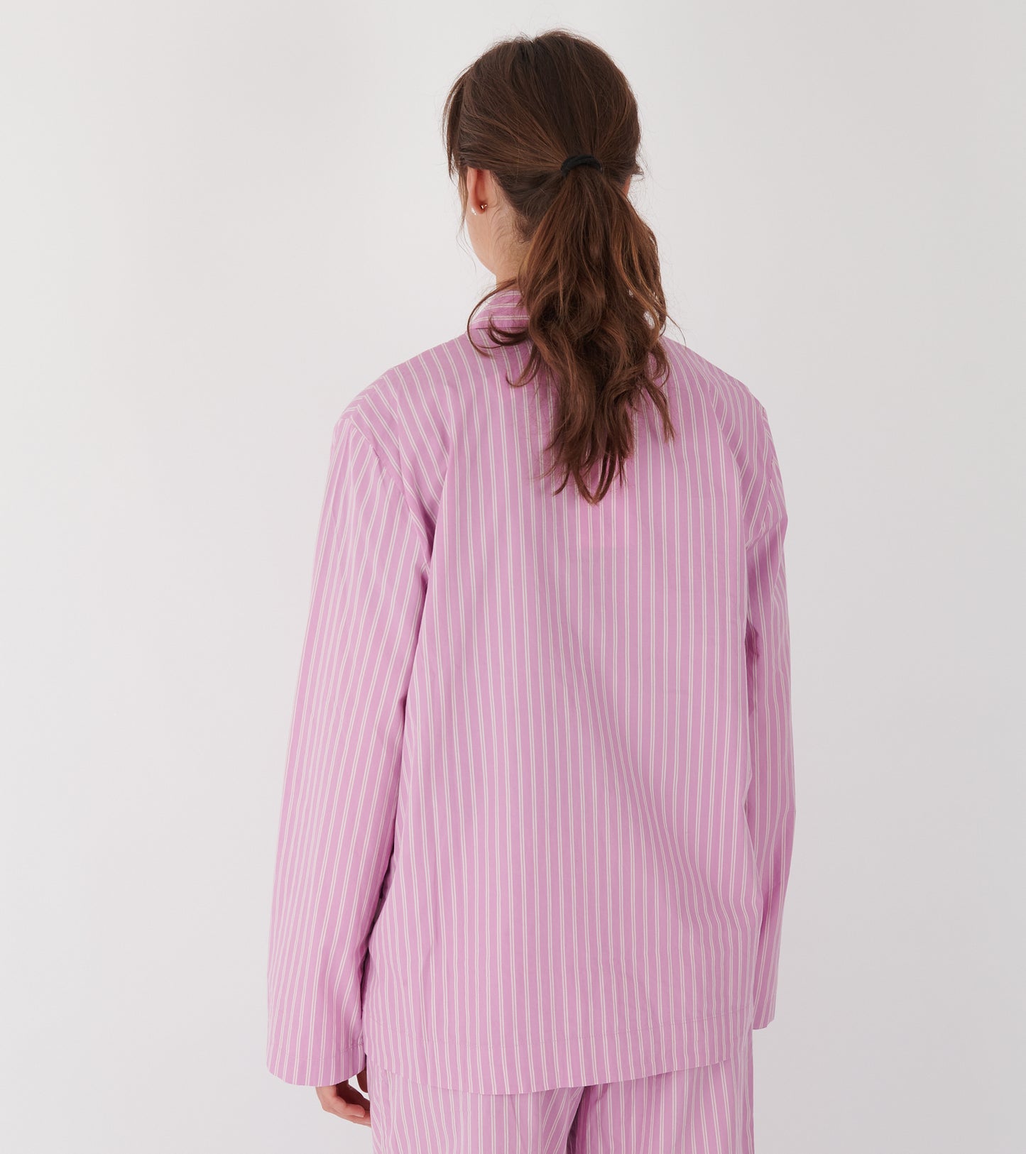 Pyjamas Shirt Purple Pink Stripes