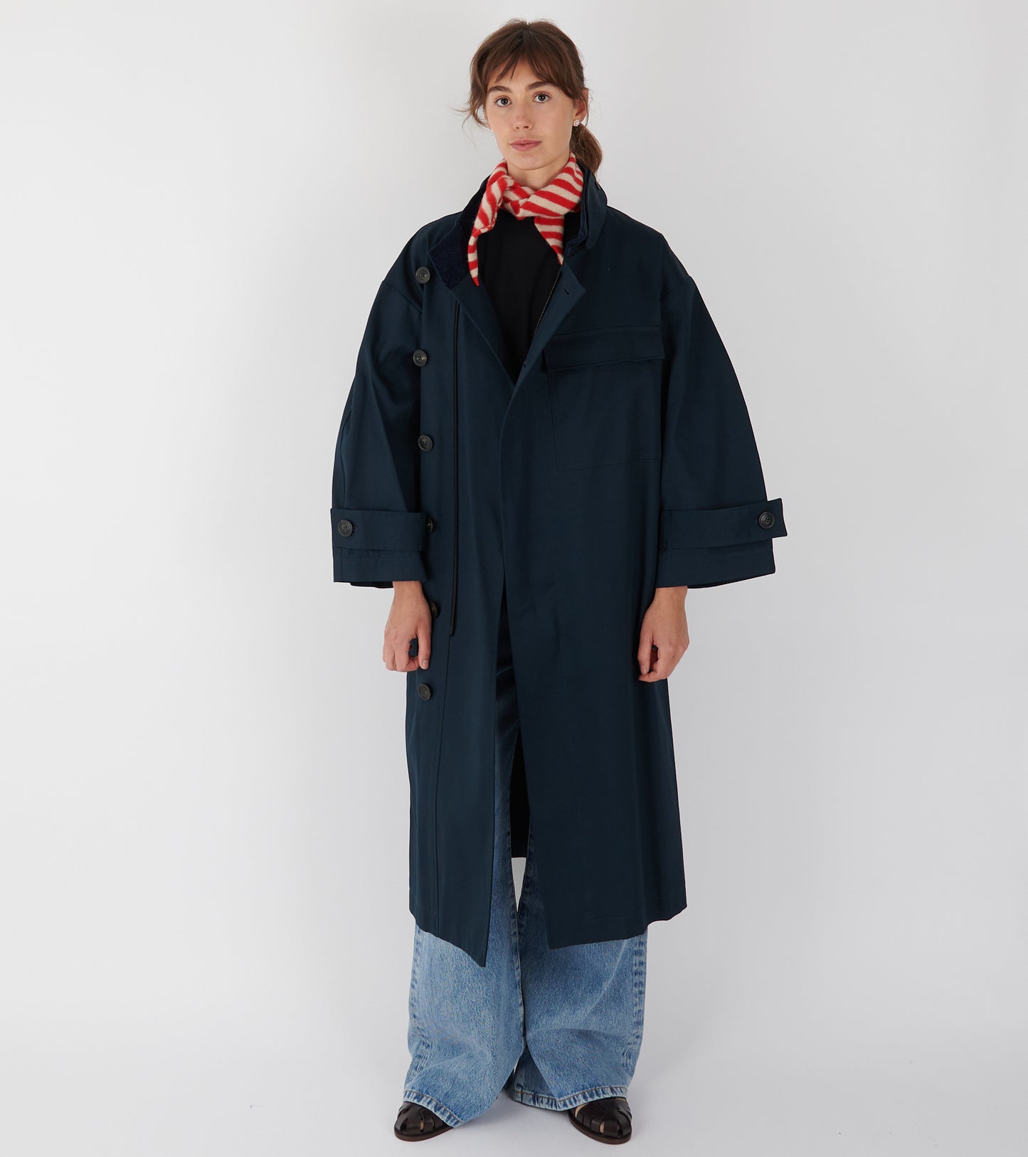 Water Resistant Coat Navy