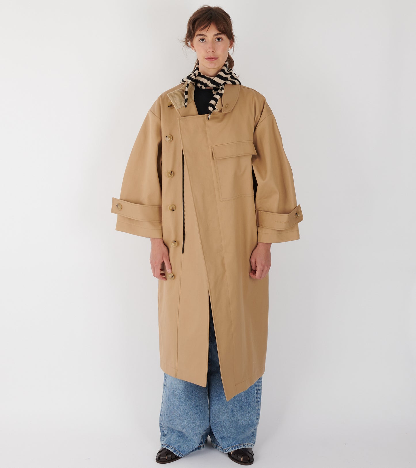 Water Resistant Coat Beige