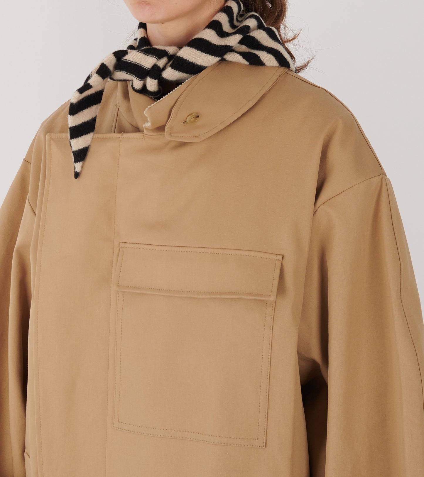 Water Resistant Coat Beige