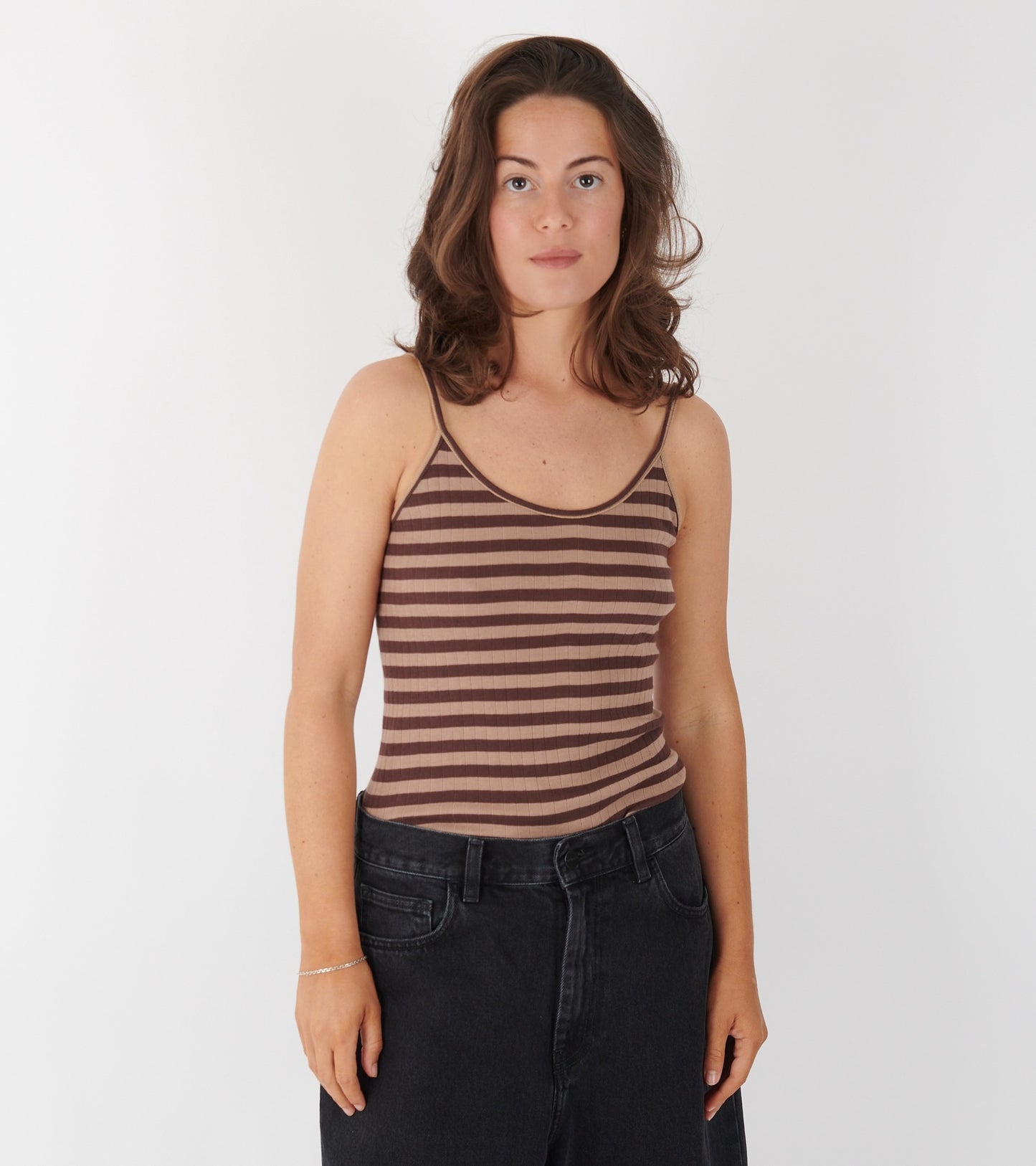 101 Strap Top Brown/Camel