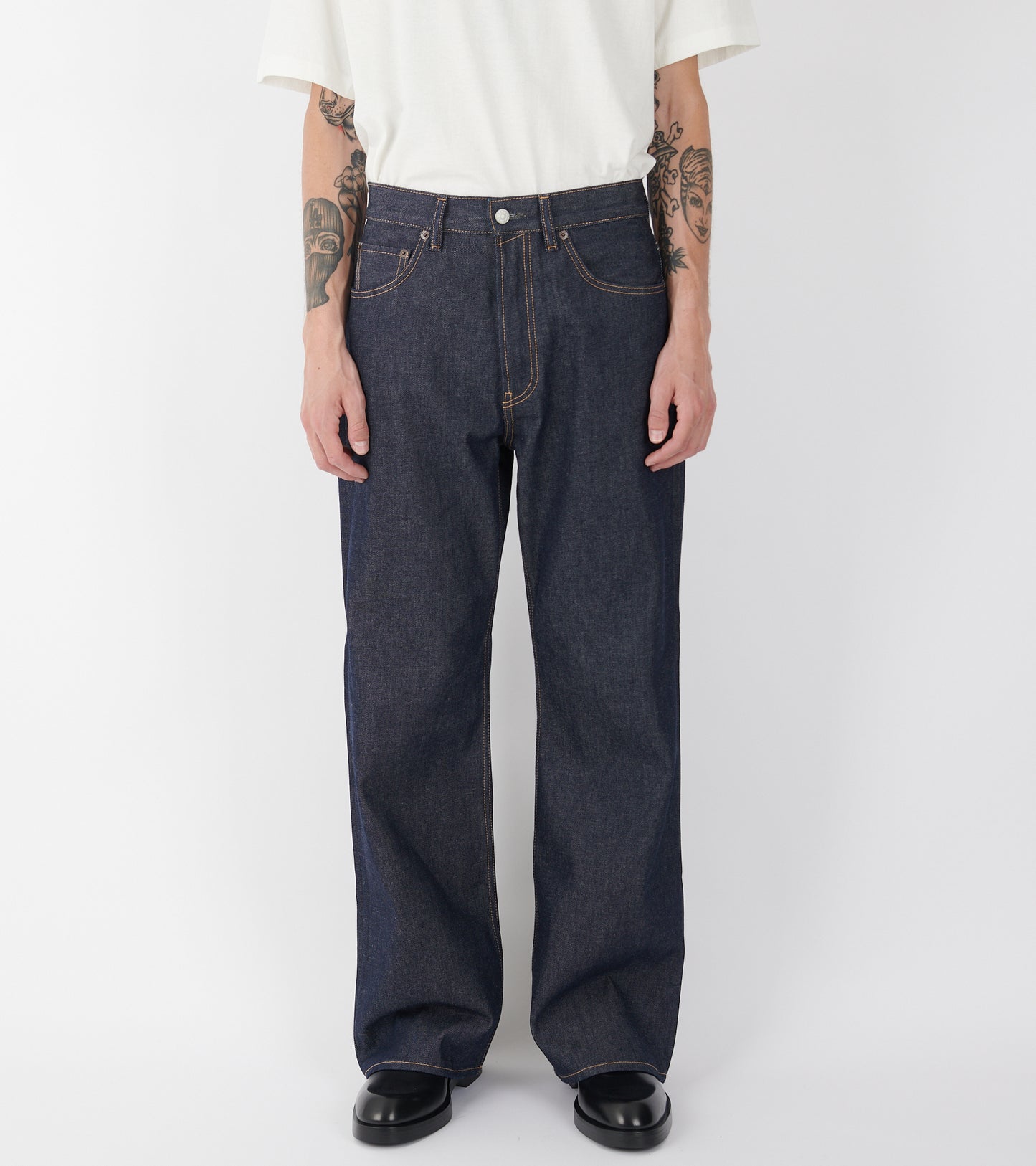 2021M Jeans New Raw Indigo Blue
