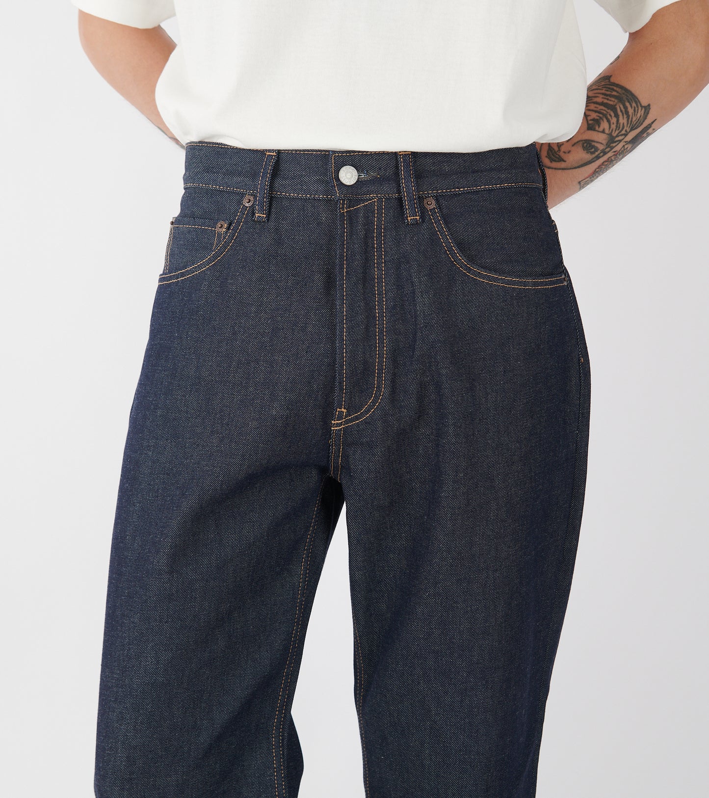 2021M Jeans New Raw Indigo Blue