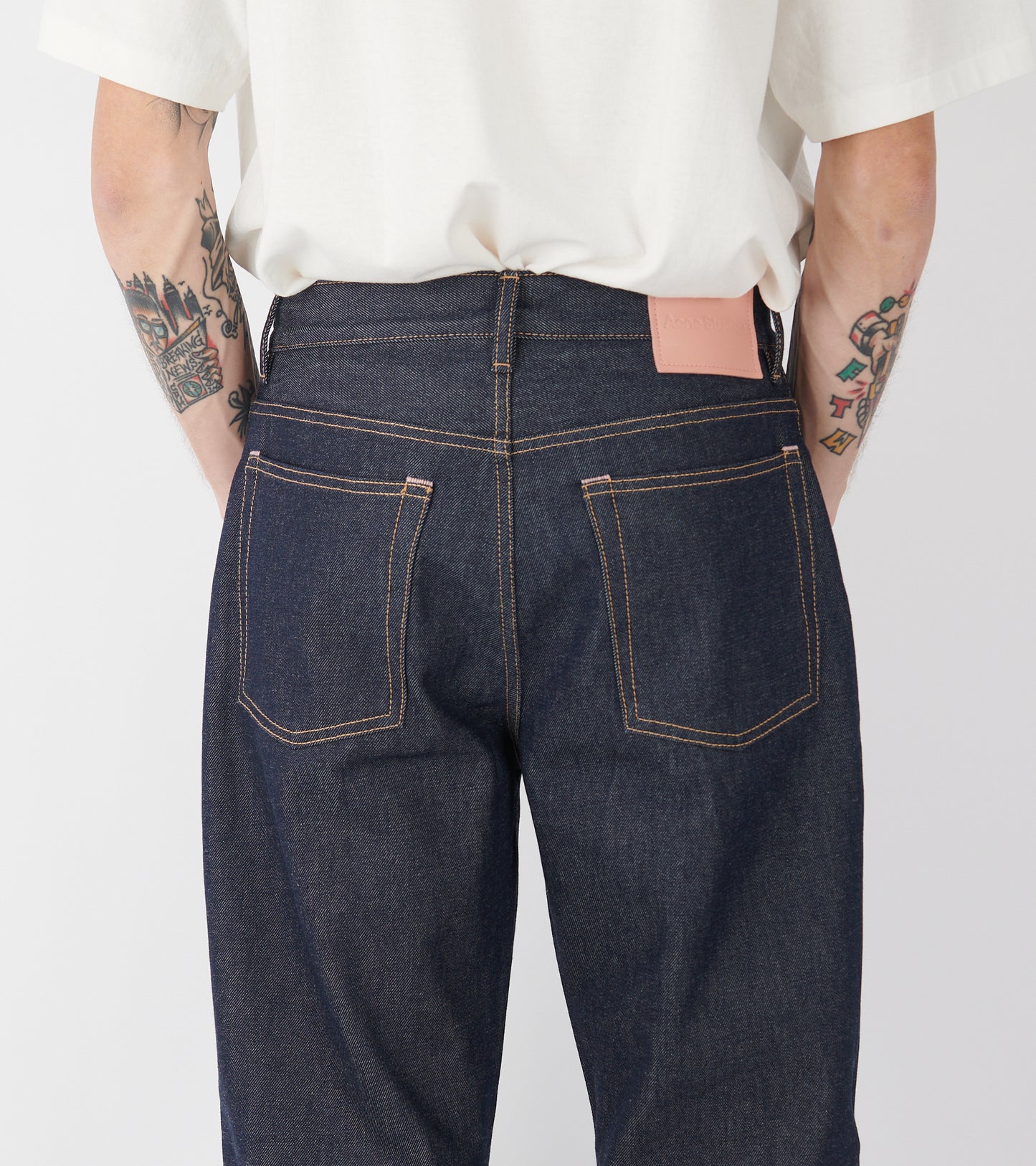 2021M Jeans New Raw Indigo Blue