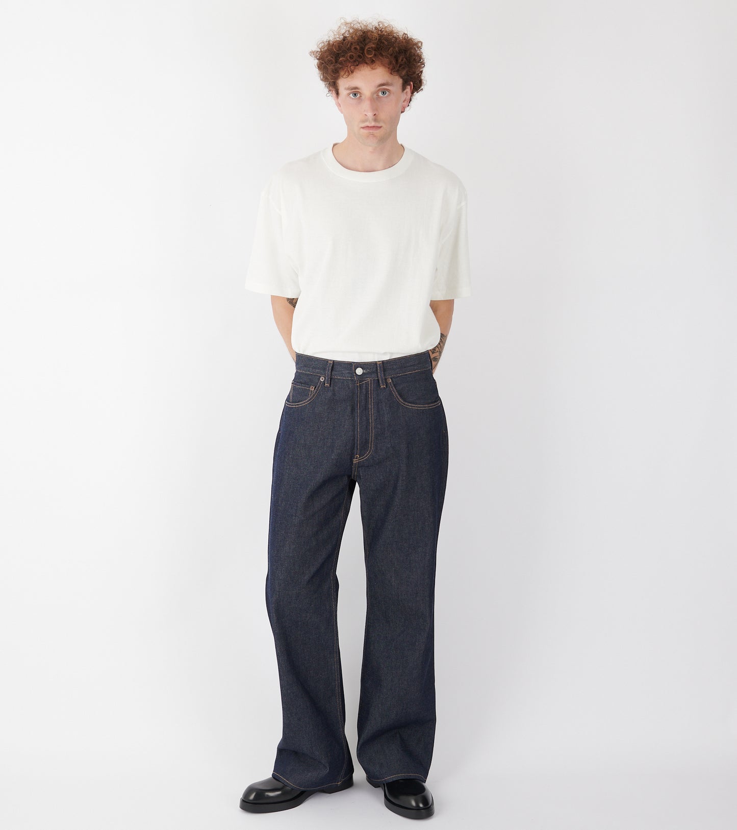 2021M Jeans New Raw Indigo Blue