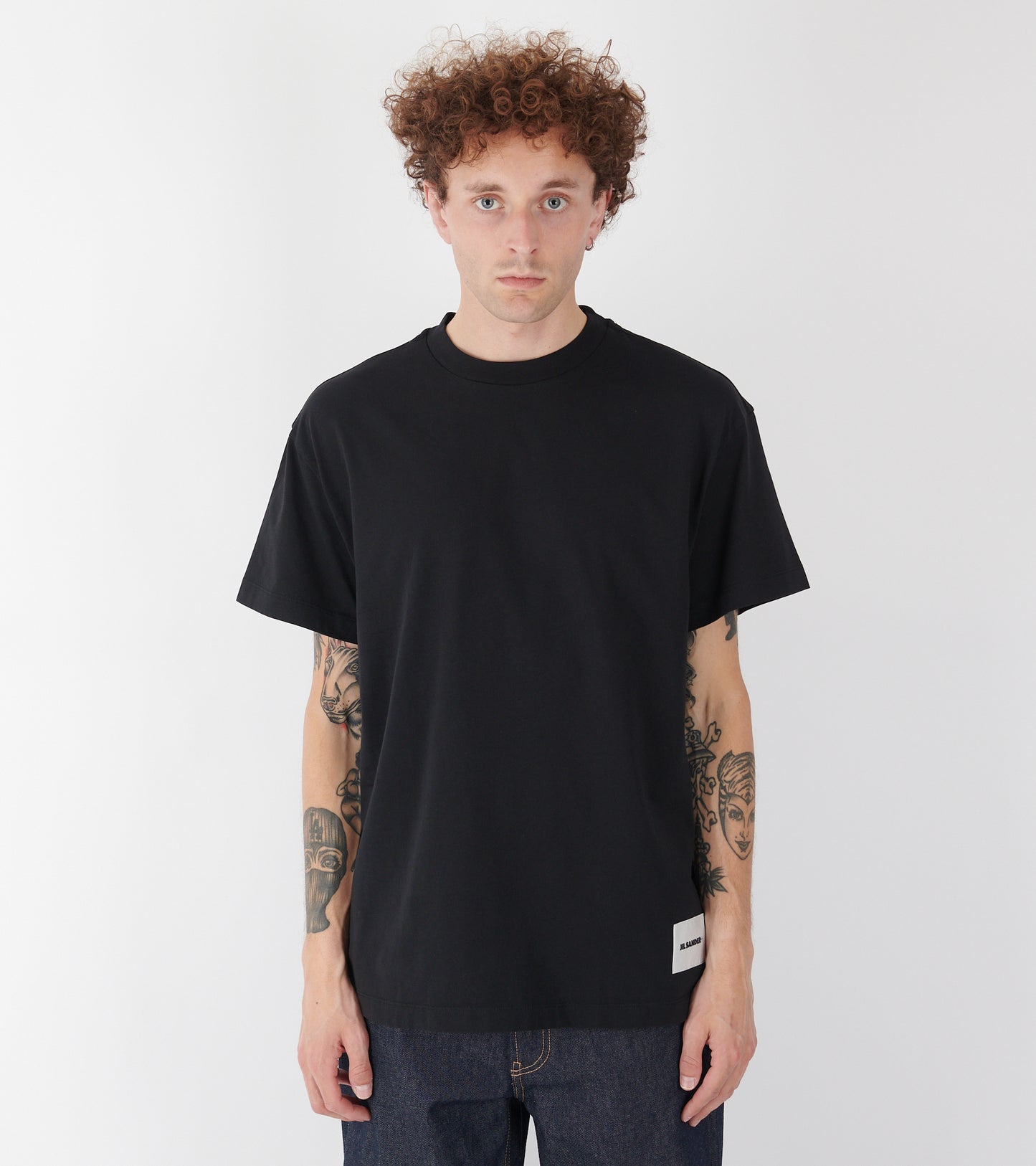3-Pack Short-Sleeved T-shirt Black
