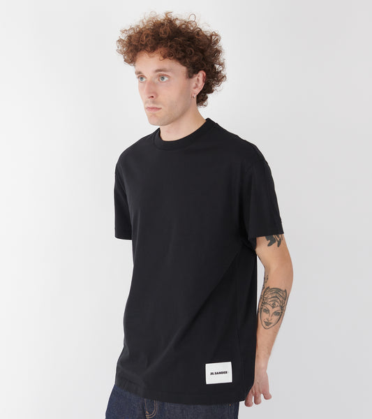 3-Pack Short-Sleeved T-shirt Black