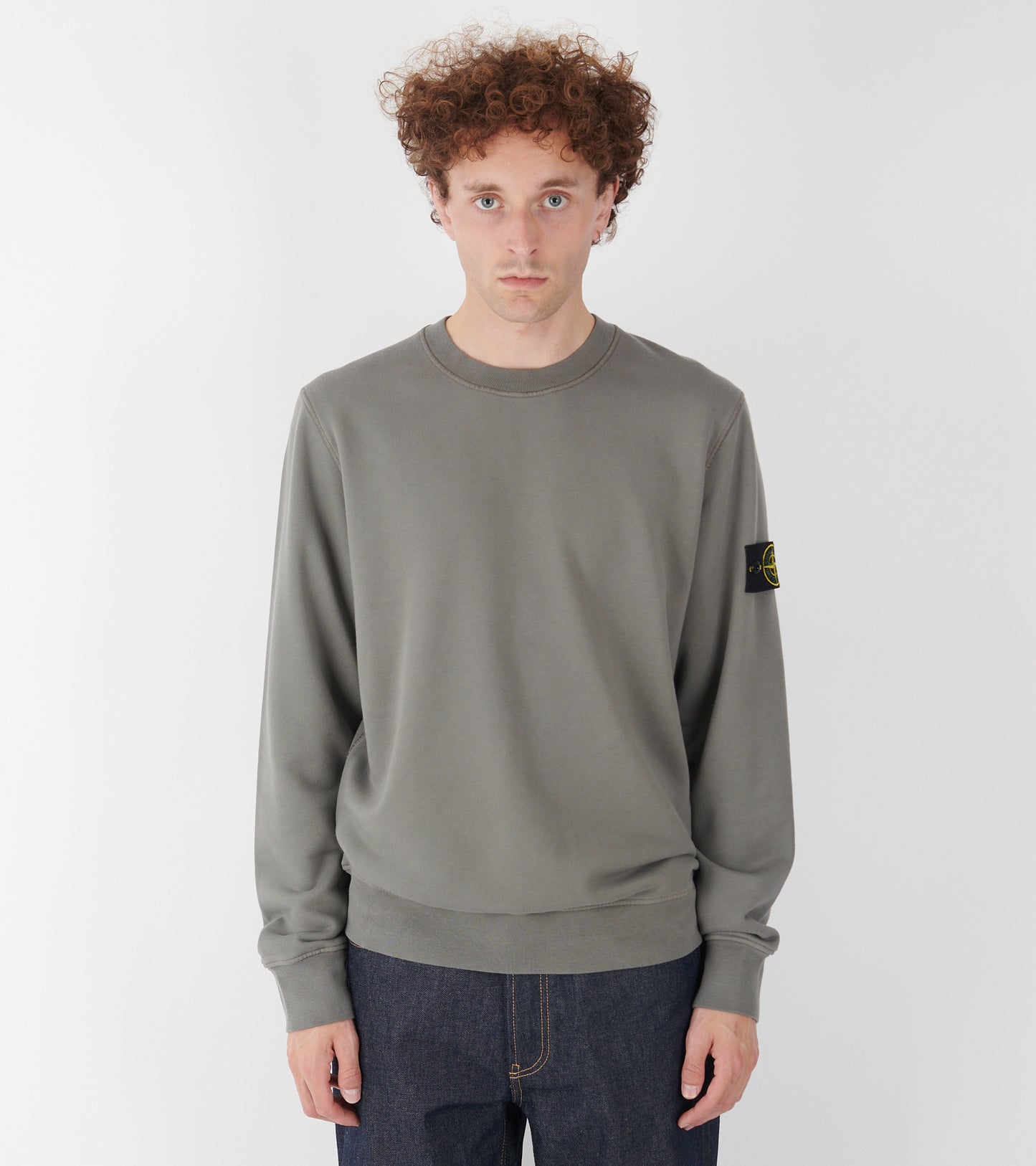 Patch Regular Sweatshirt Grey