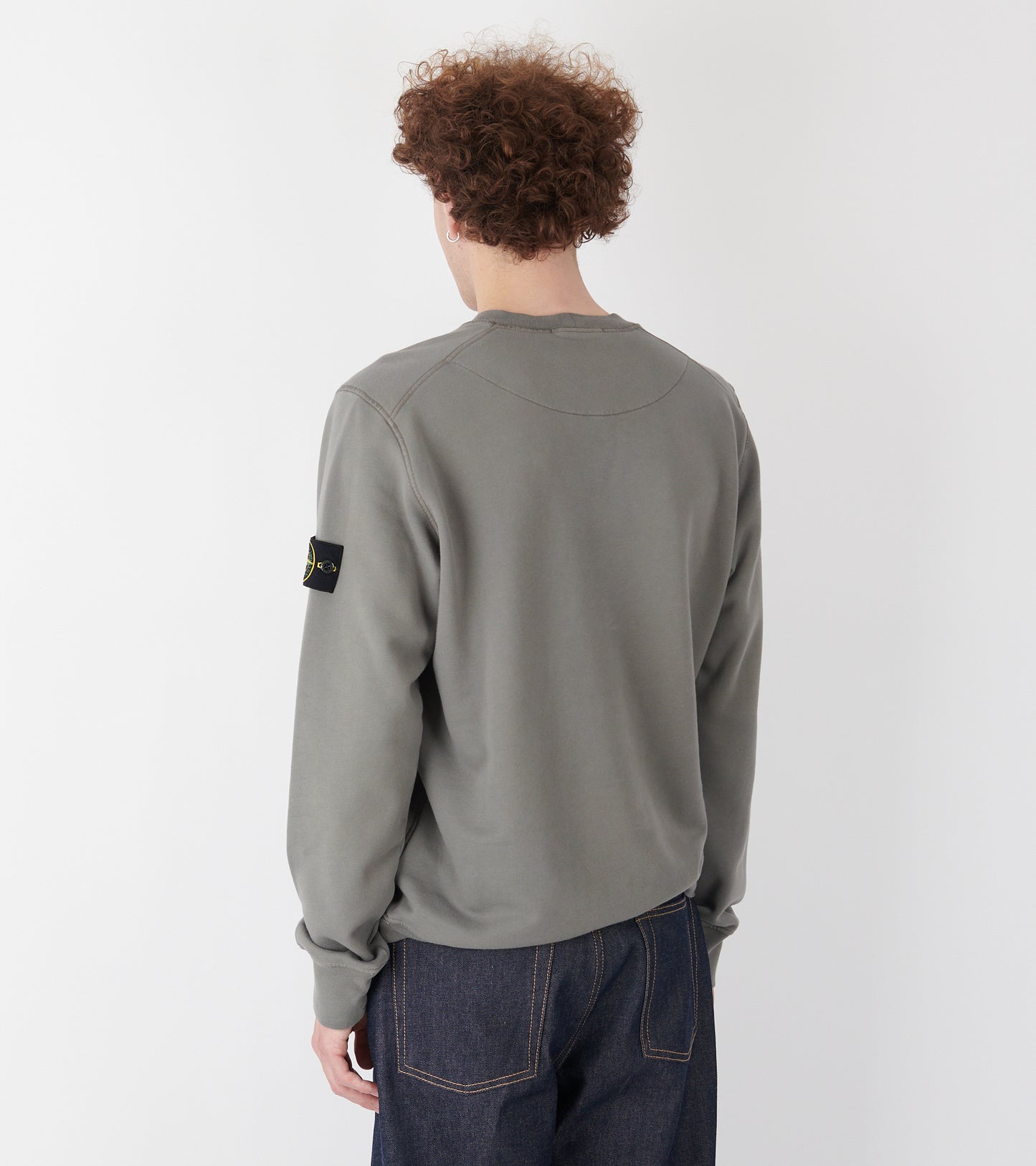Patch Regular Sweatshirt Grey